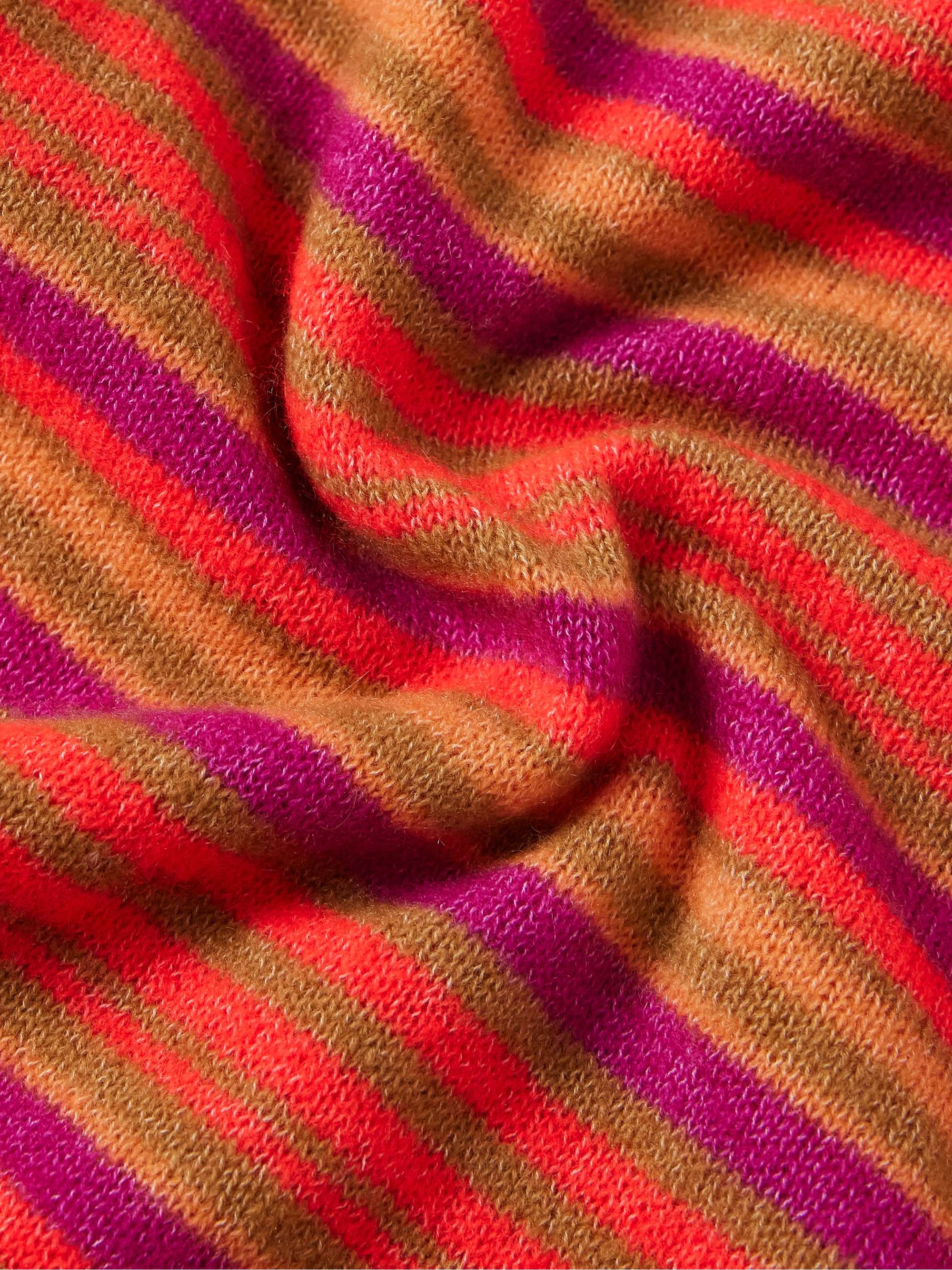 Striped Cashmere and Cotton-Blend Sweater view