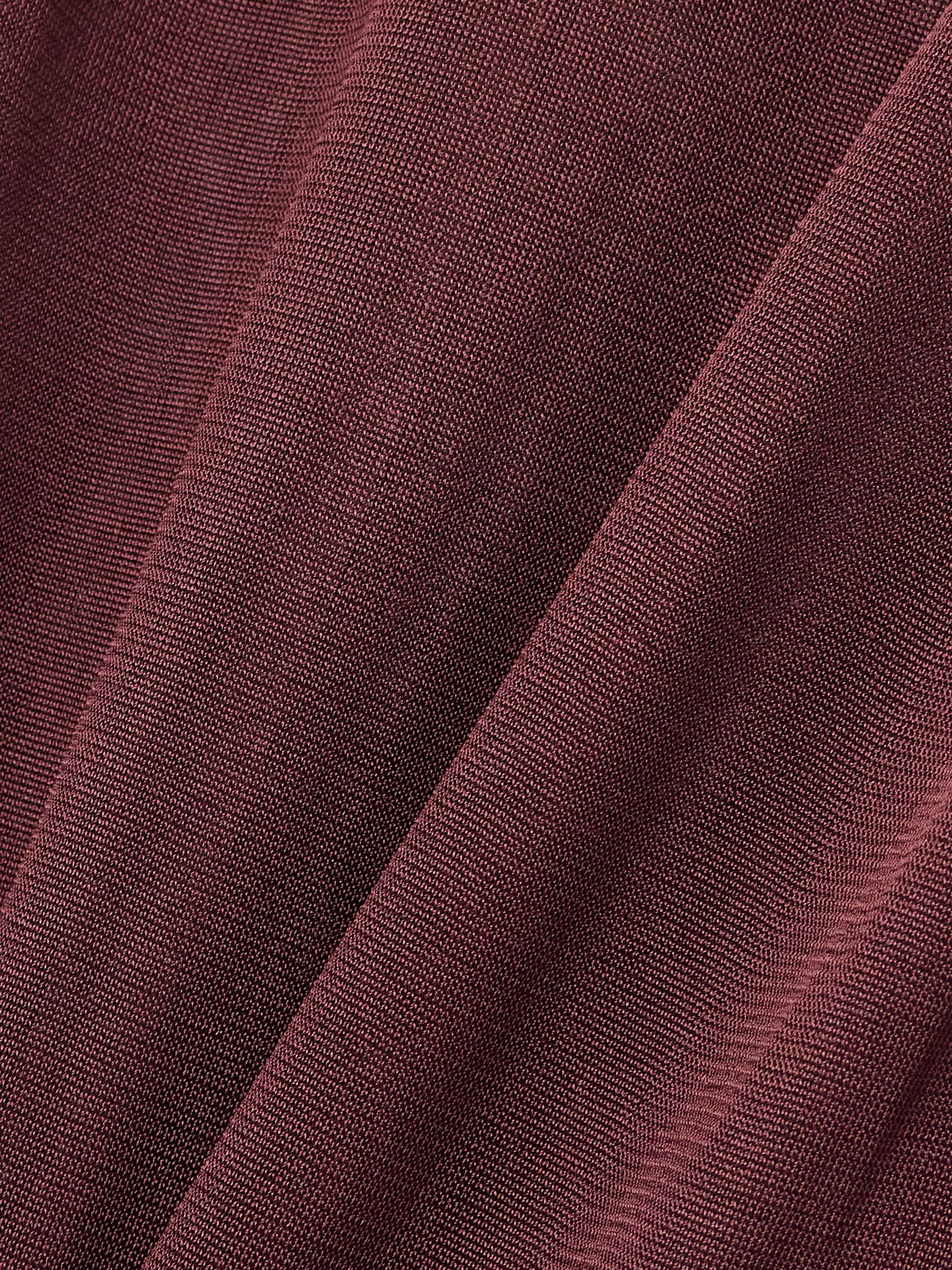 Jersey midi skirt view