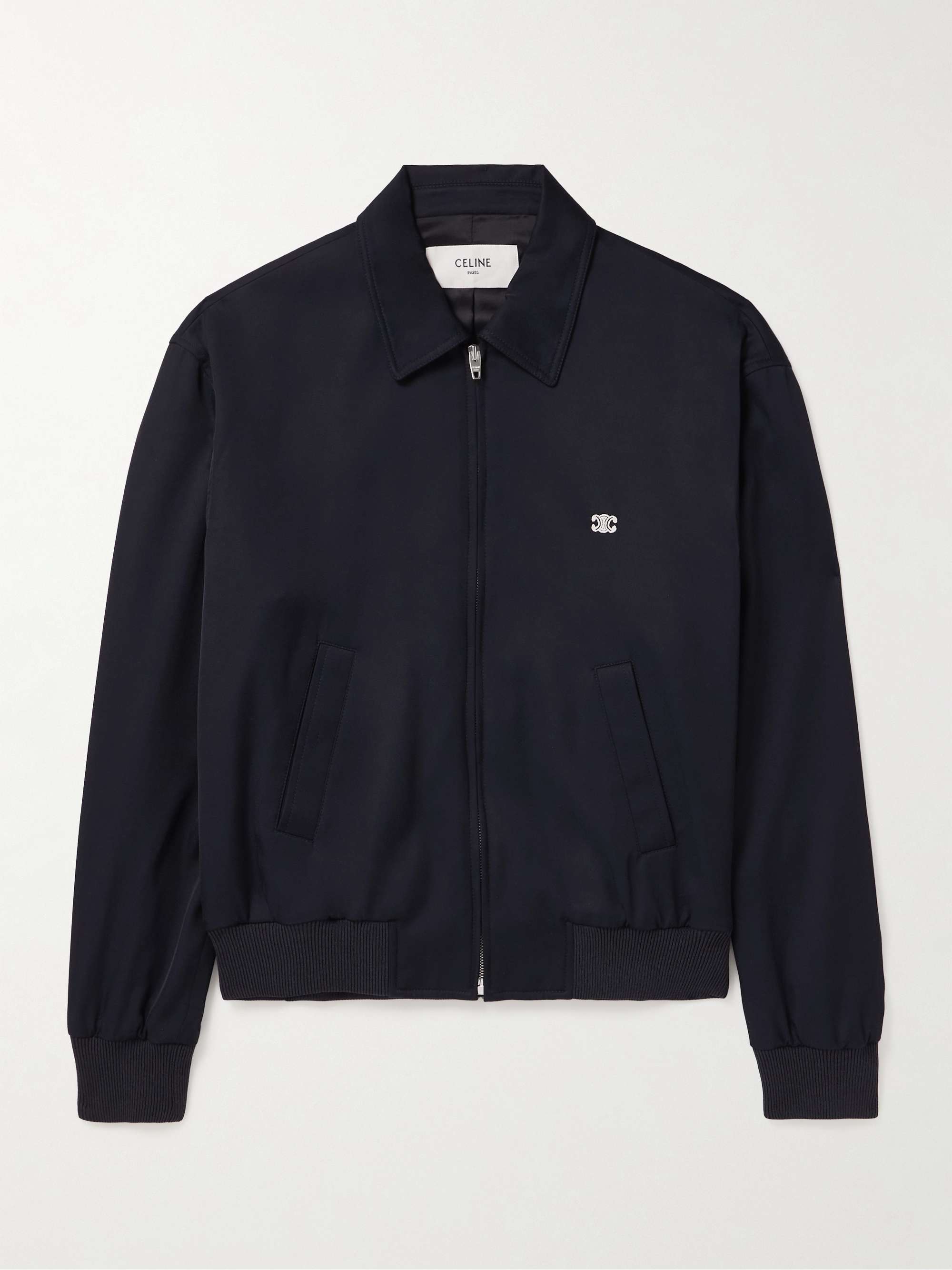 Logo-Embroidered Nylon-Twill Blouson Jacket view