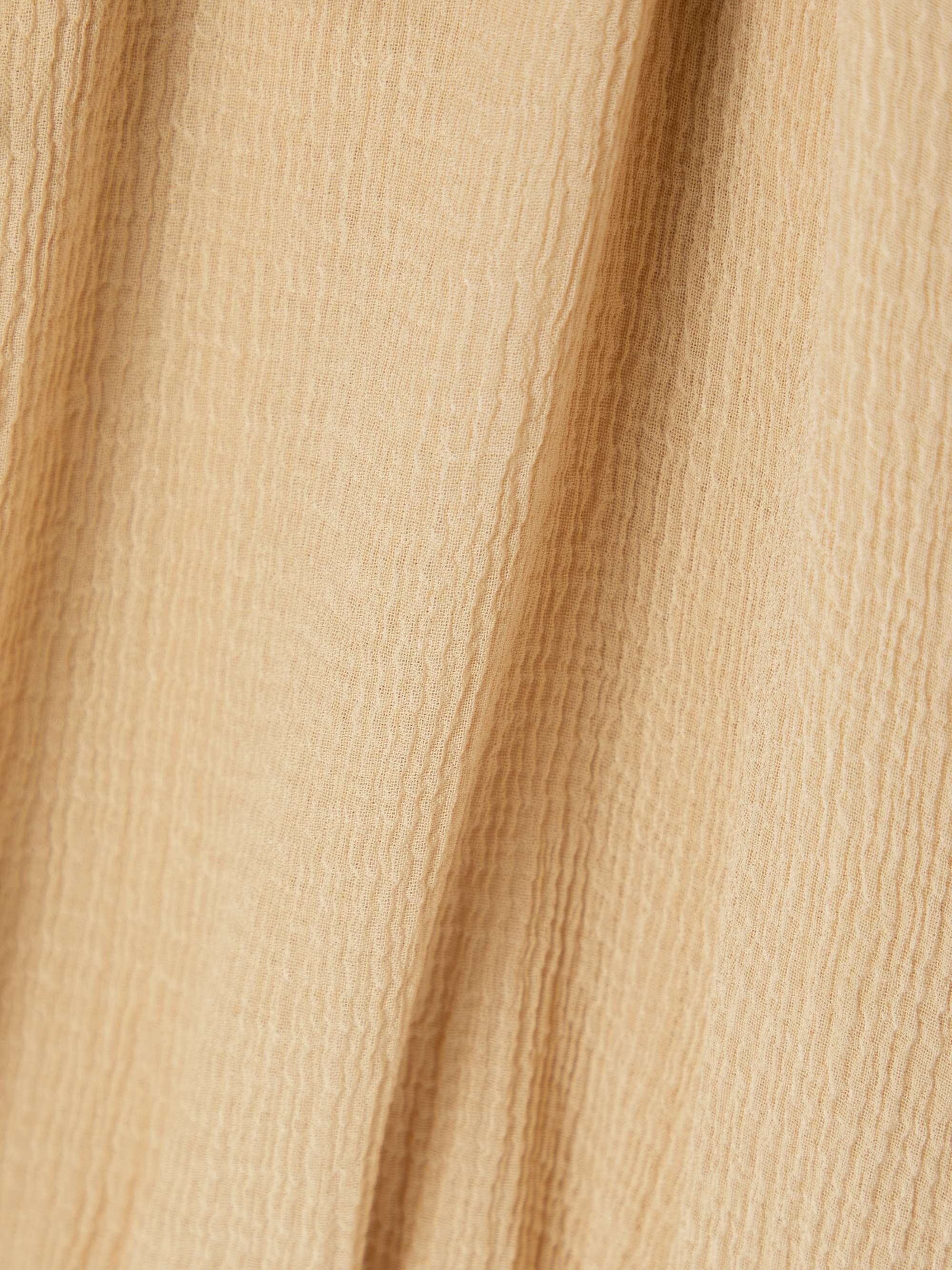 Off-the-shoulder ruffled silk-crepon mini dress view