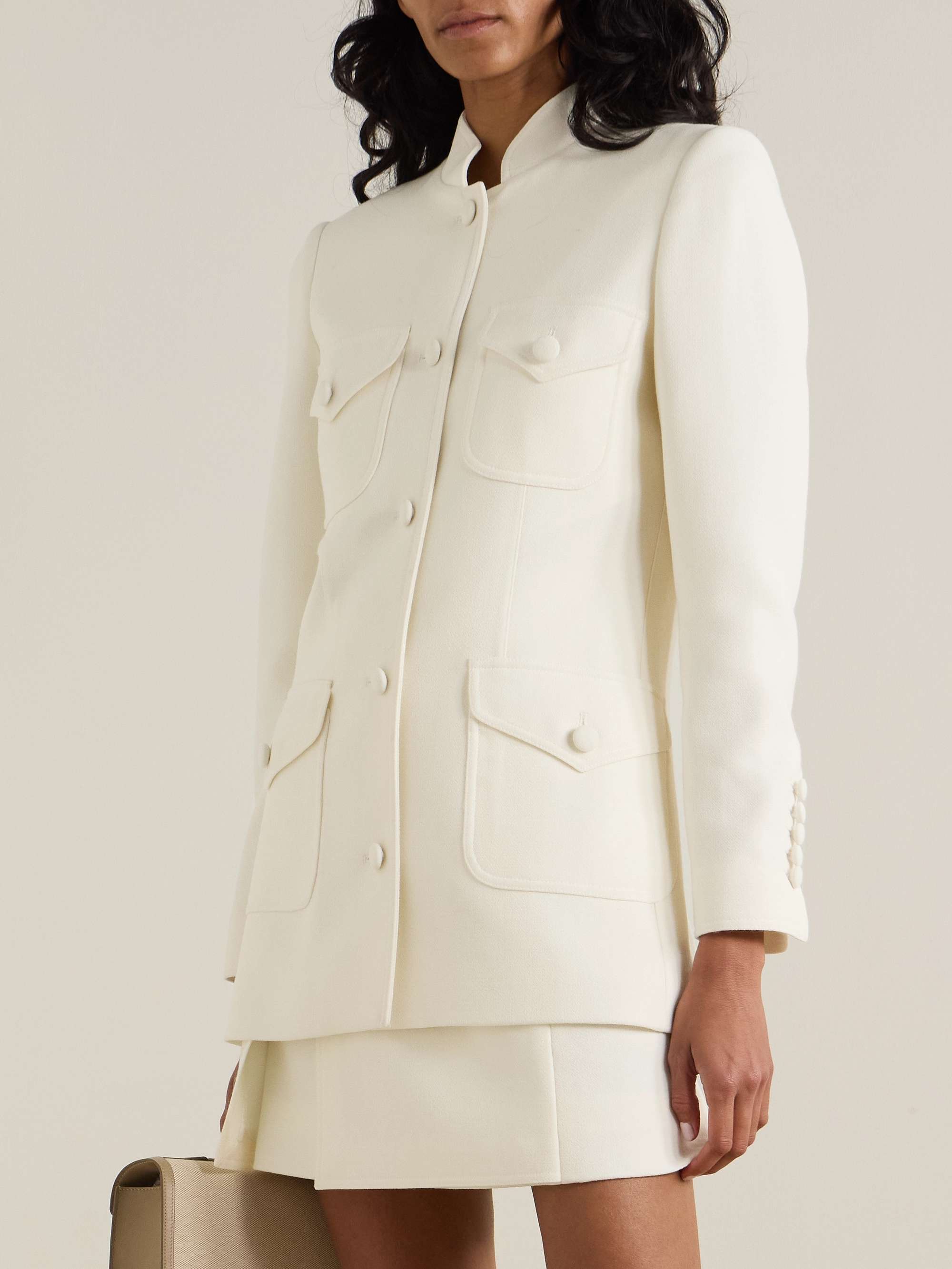 + The Vanguard Raja wool-crepe jacket view