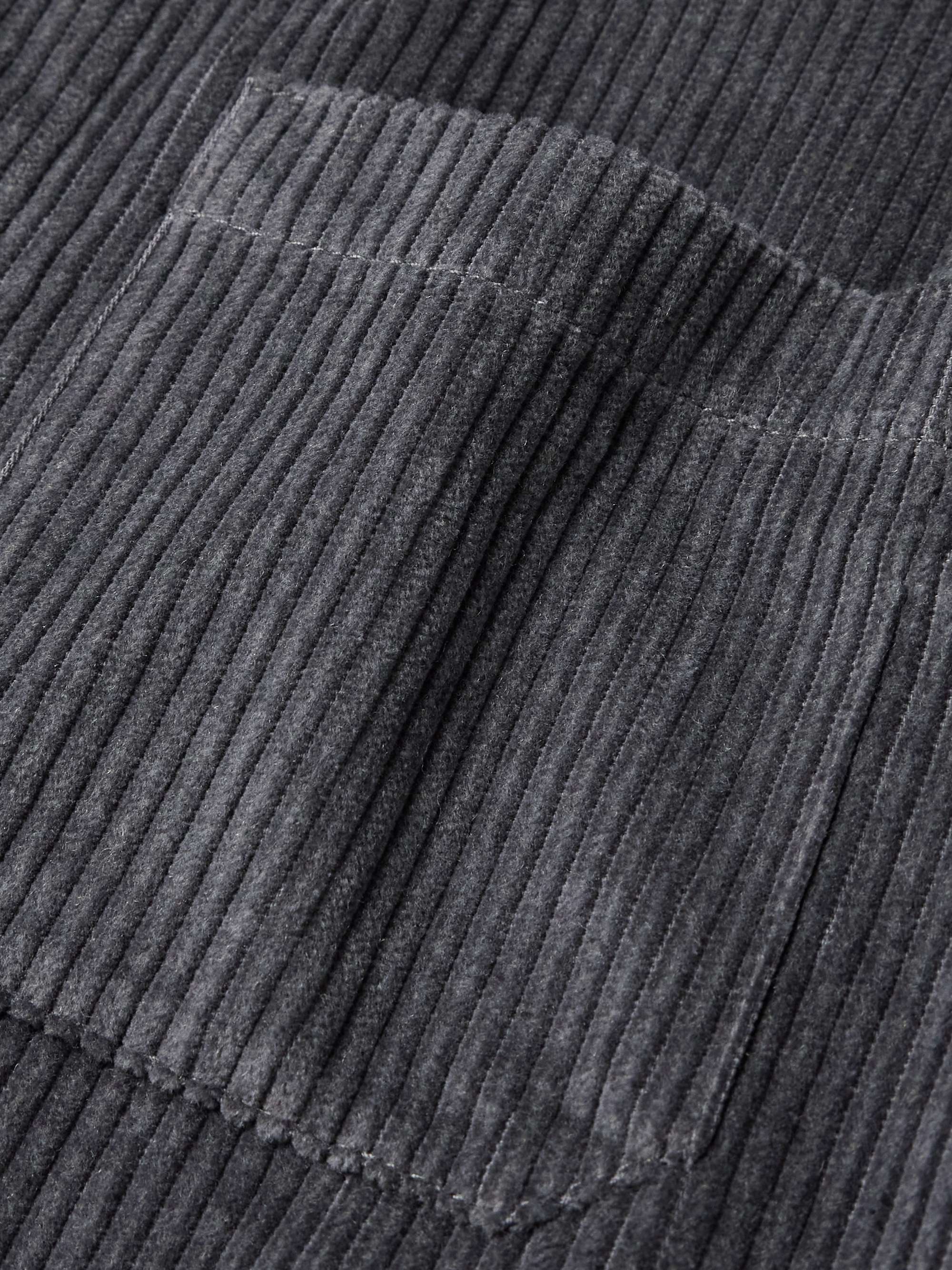 Fleece-Lined Cotton and Wool-Blend Corduroy Jacket view
