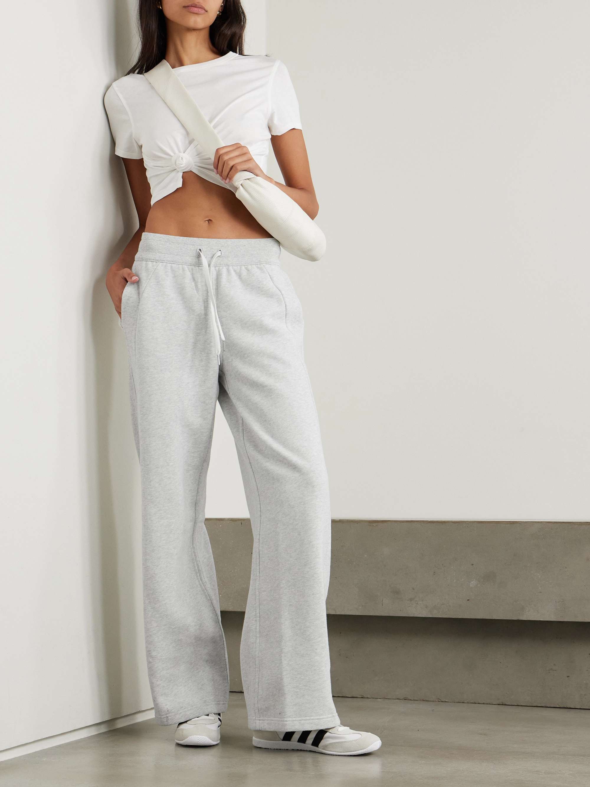 Scuba Mid-Rise Wide-Leg Pants view