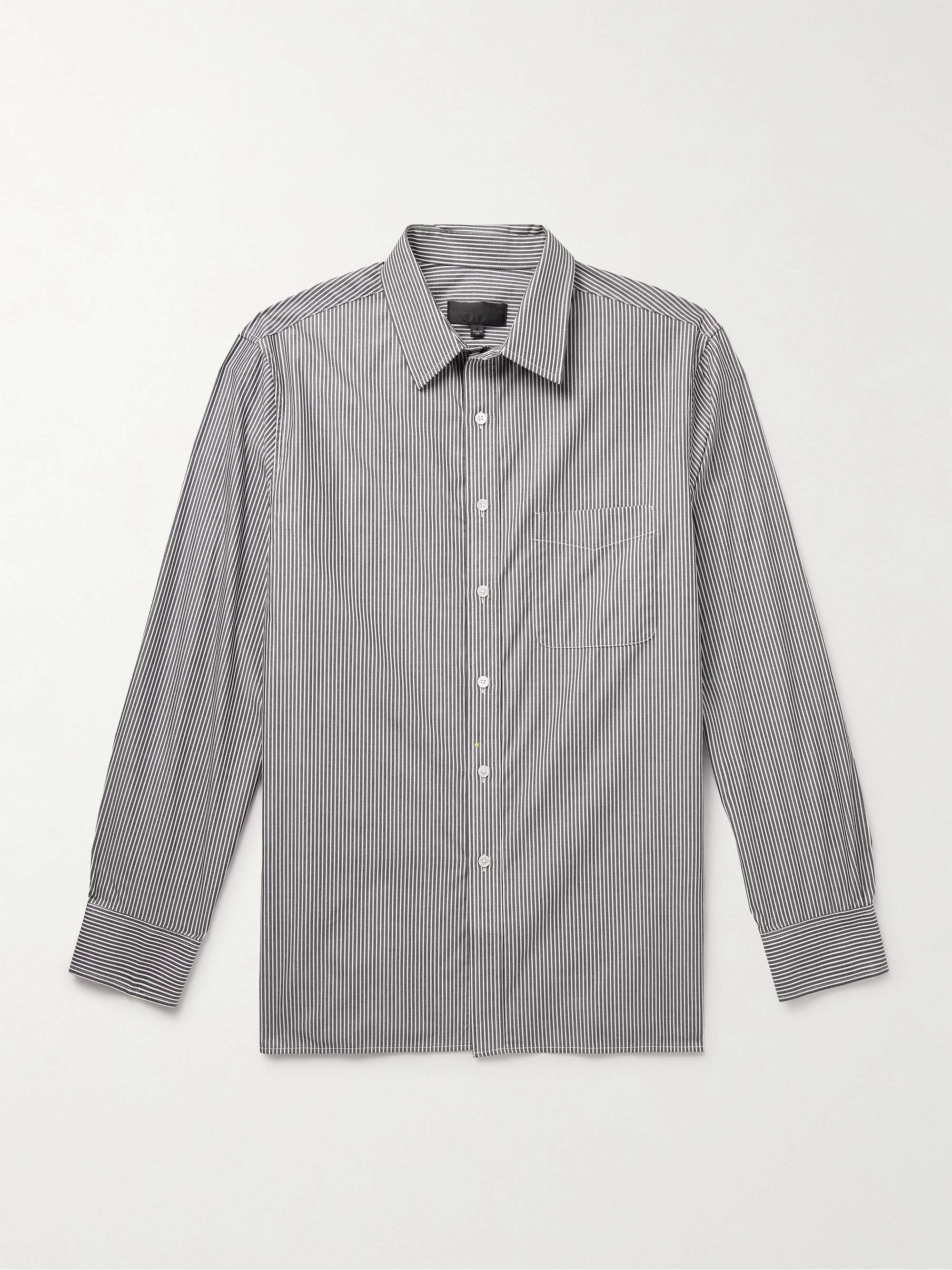 Finn Striped Cotton-Poplin Shirt view