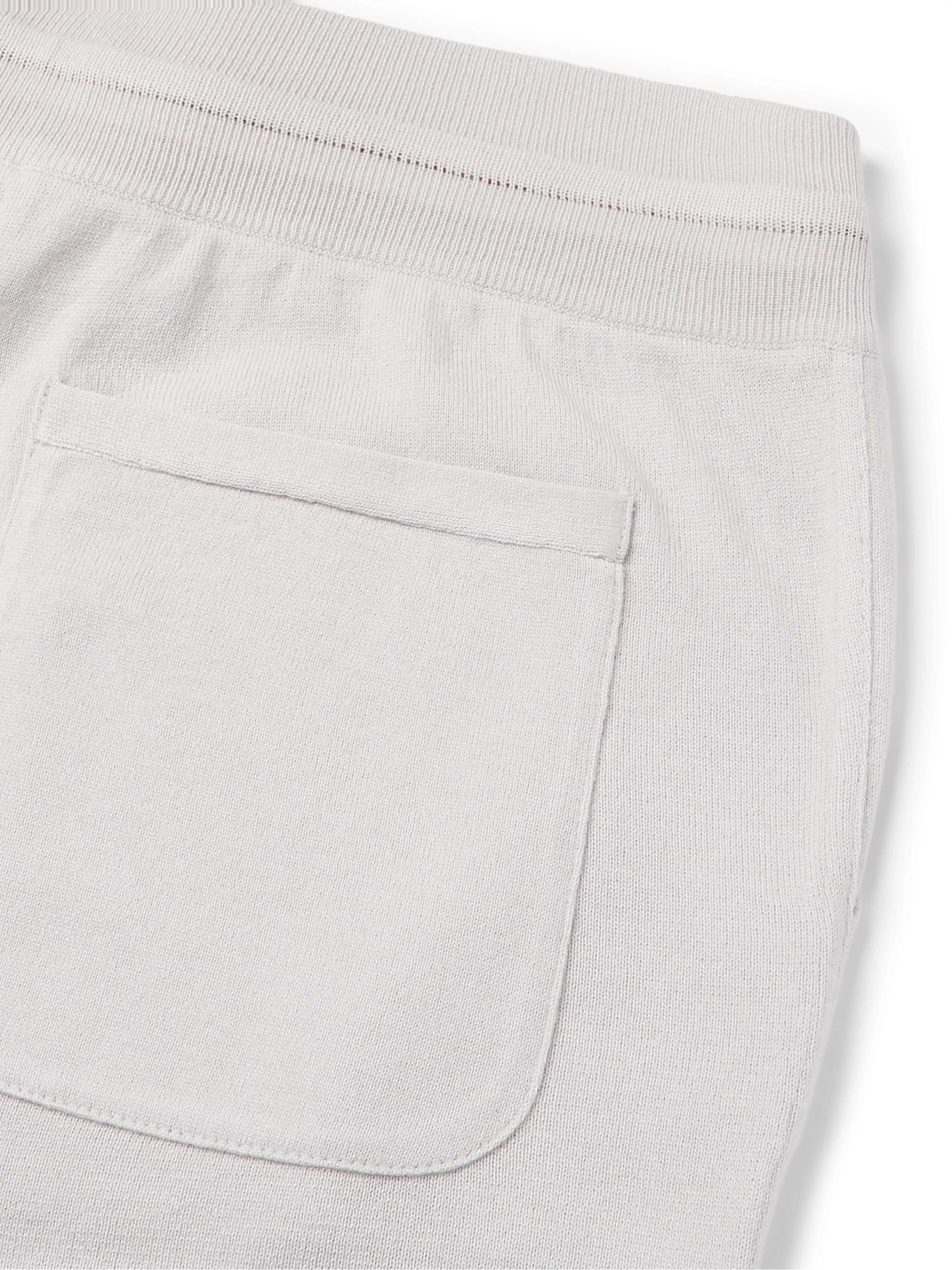 Tapered Cashmere and Silk-Blend Sweatpants view