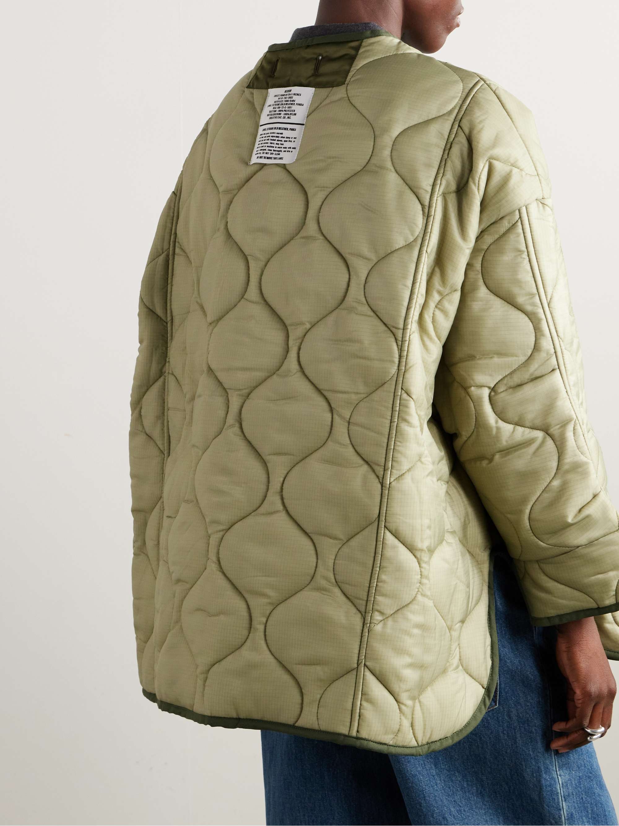 Quilted padded ripstop jacket view