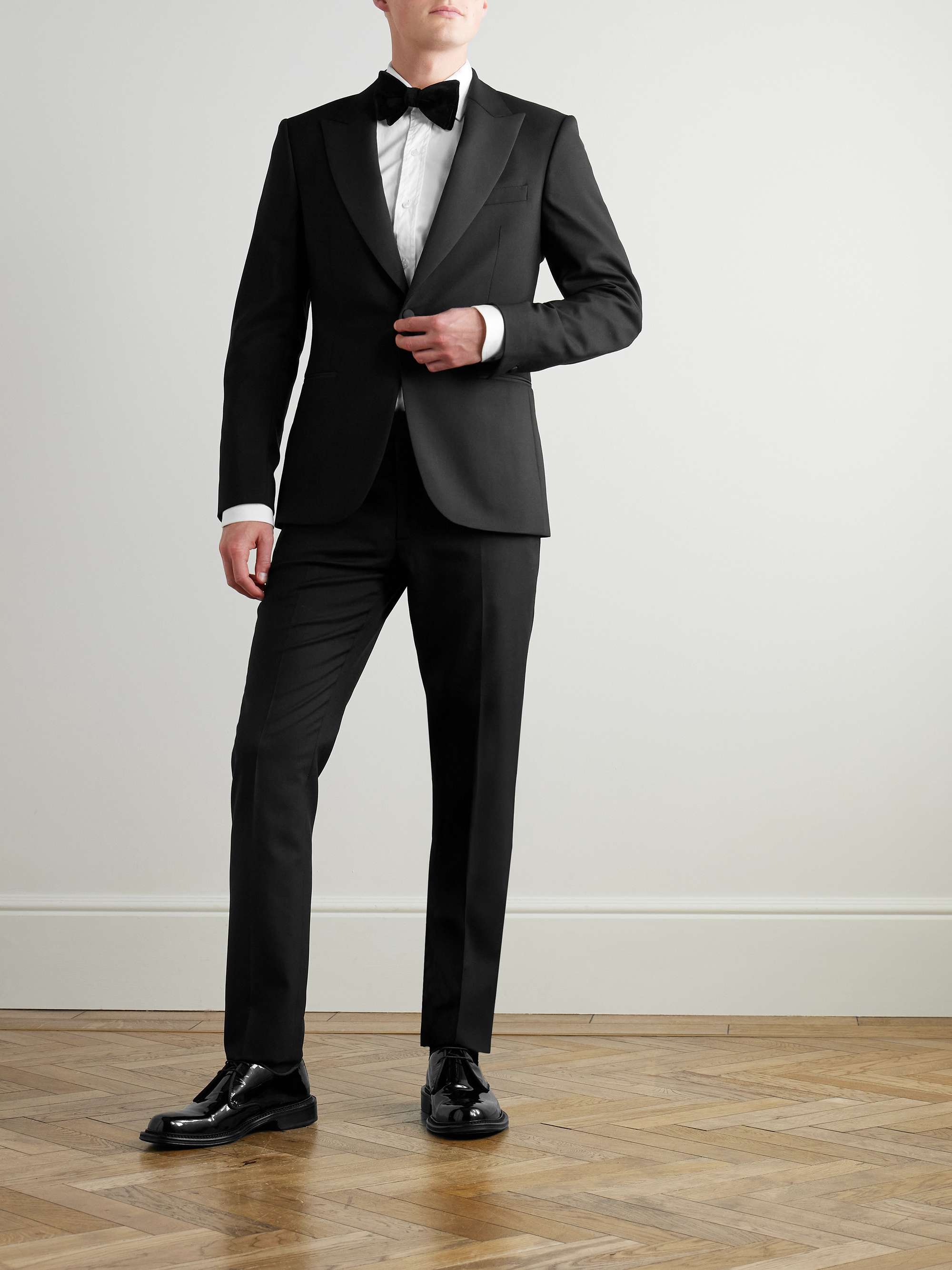 Philip Slim-Fit Straight-Leg Wool Suit Trousers view