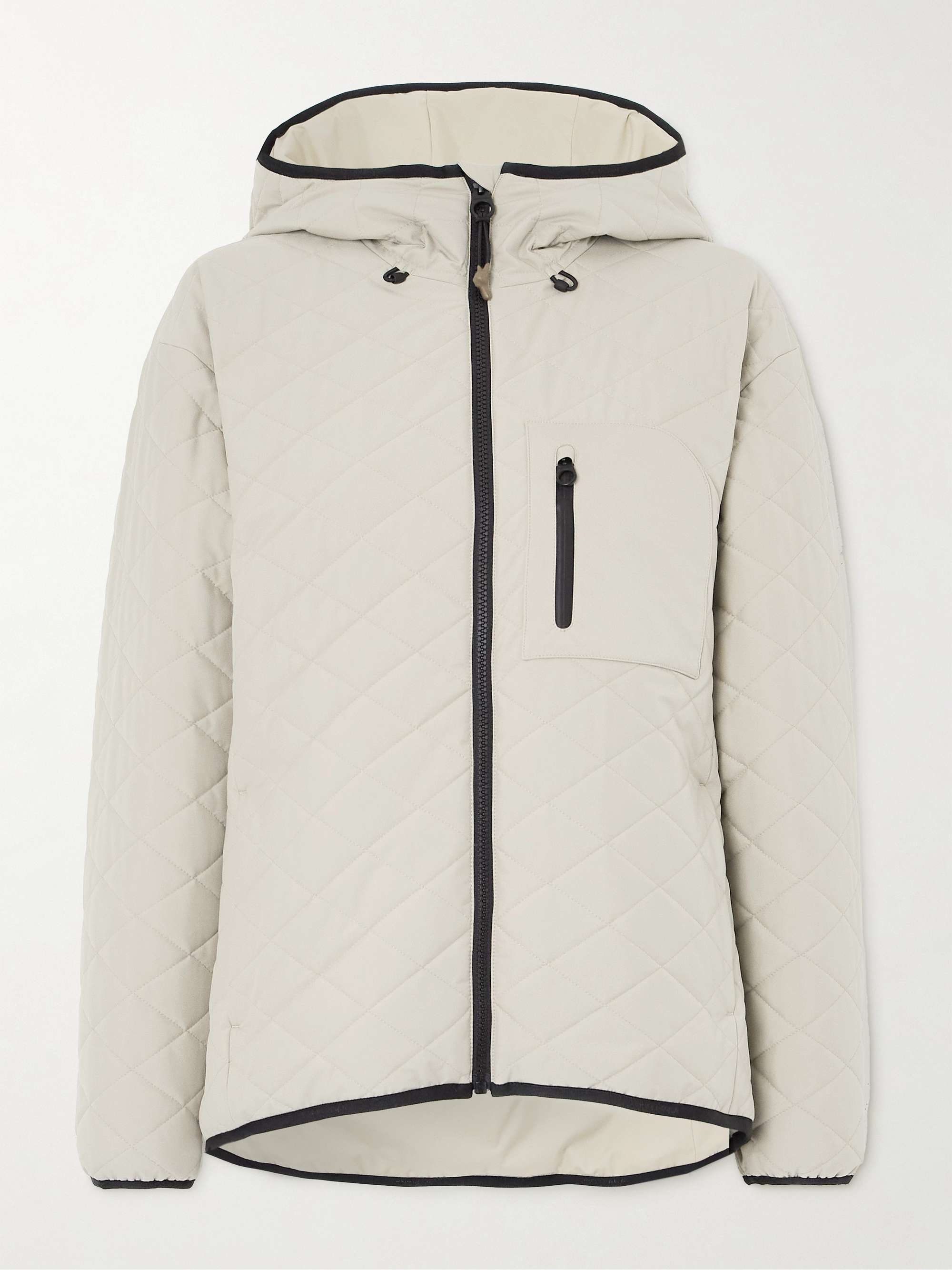 Denali hooded quilted padded shell jacket view