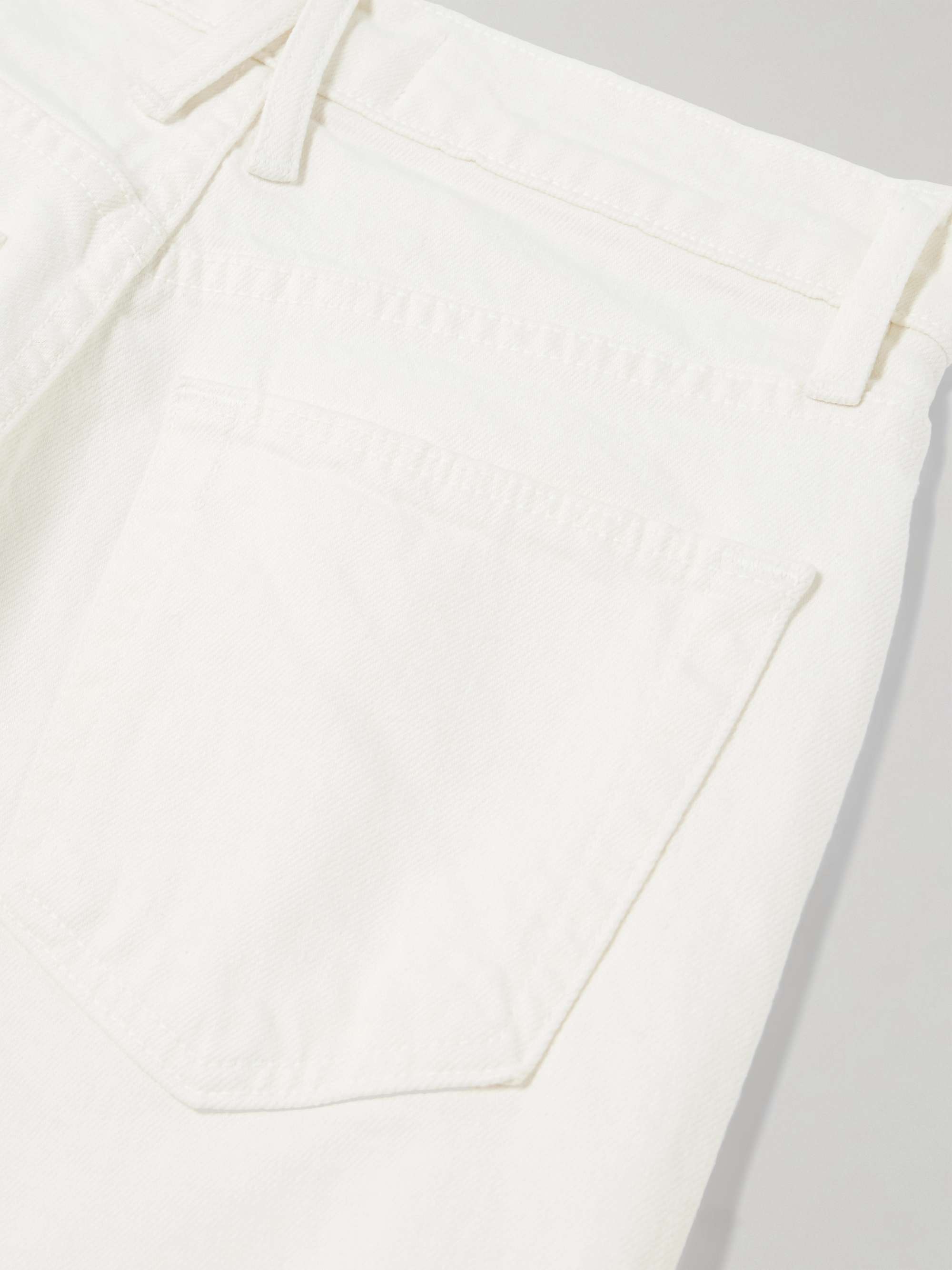 Grace frayed high-rise wide-leg jeans view
