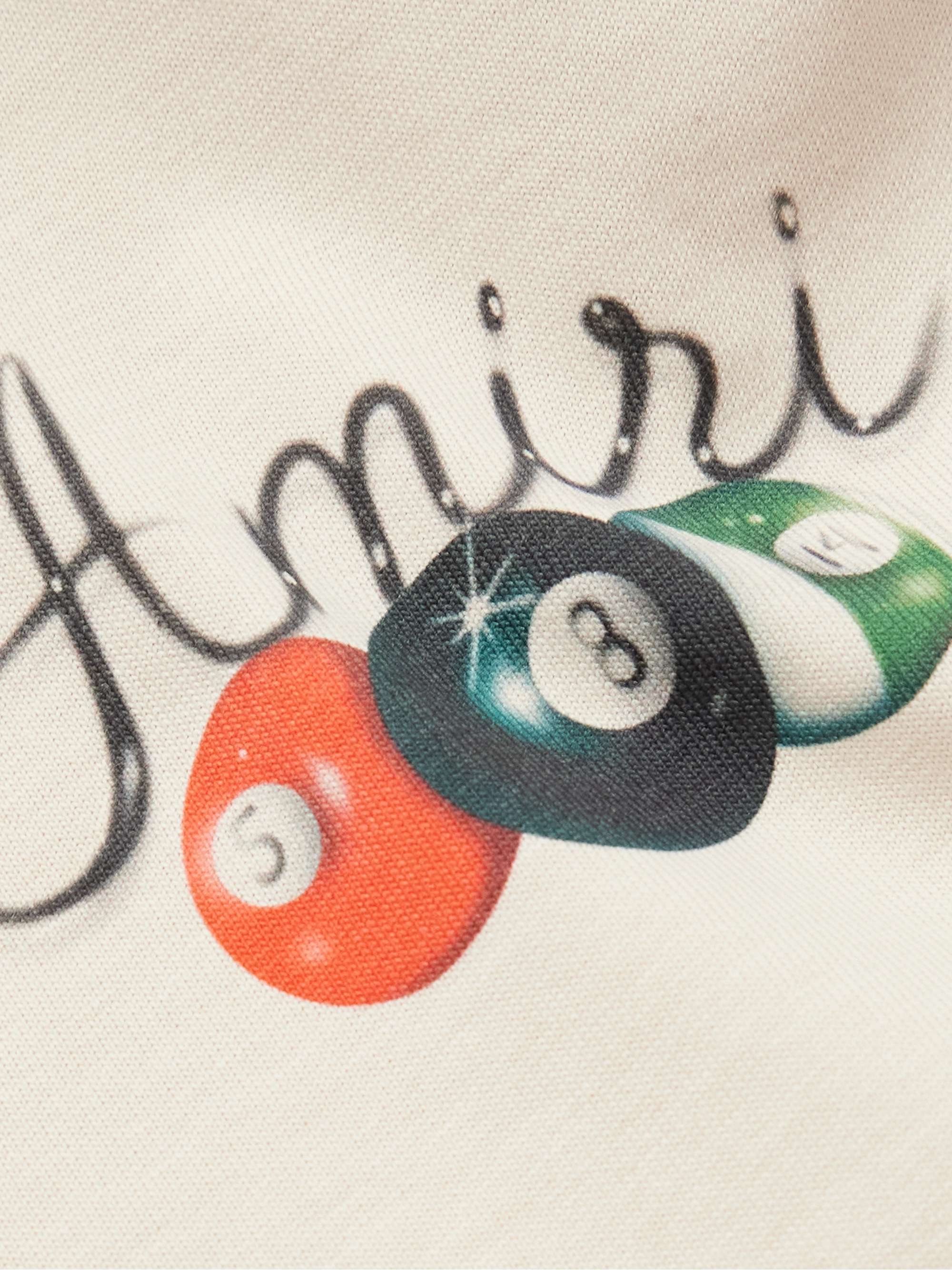 Pool Cue Logo-Print Cotton-Jersey T-Shirt view