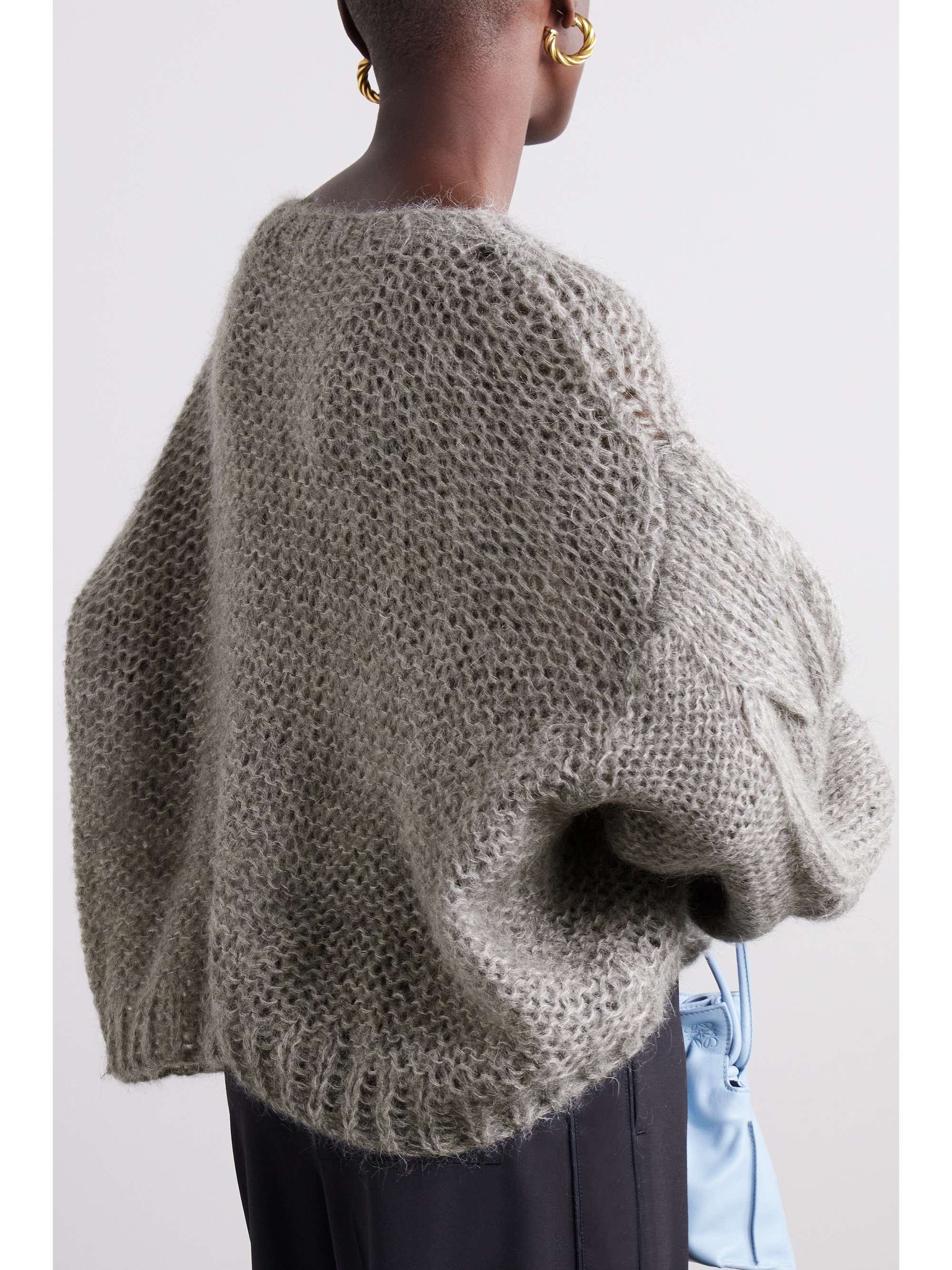 Anagram oversized mohair-blend sweater view