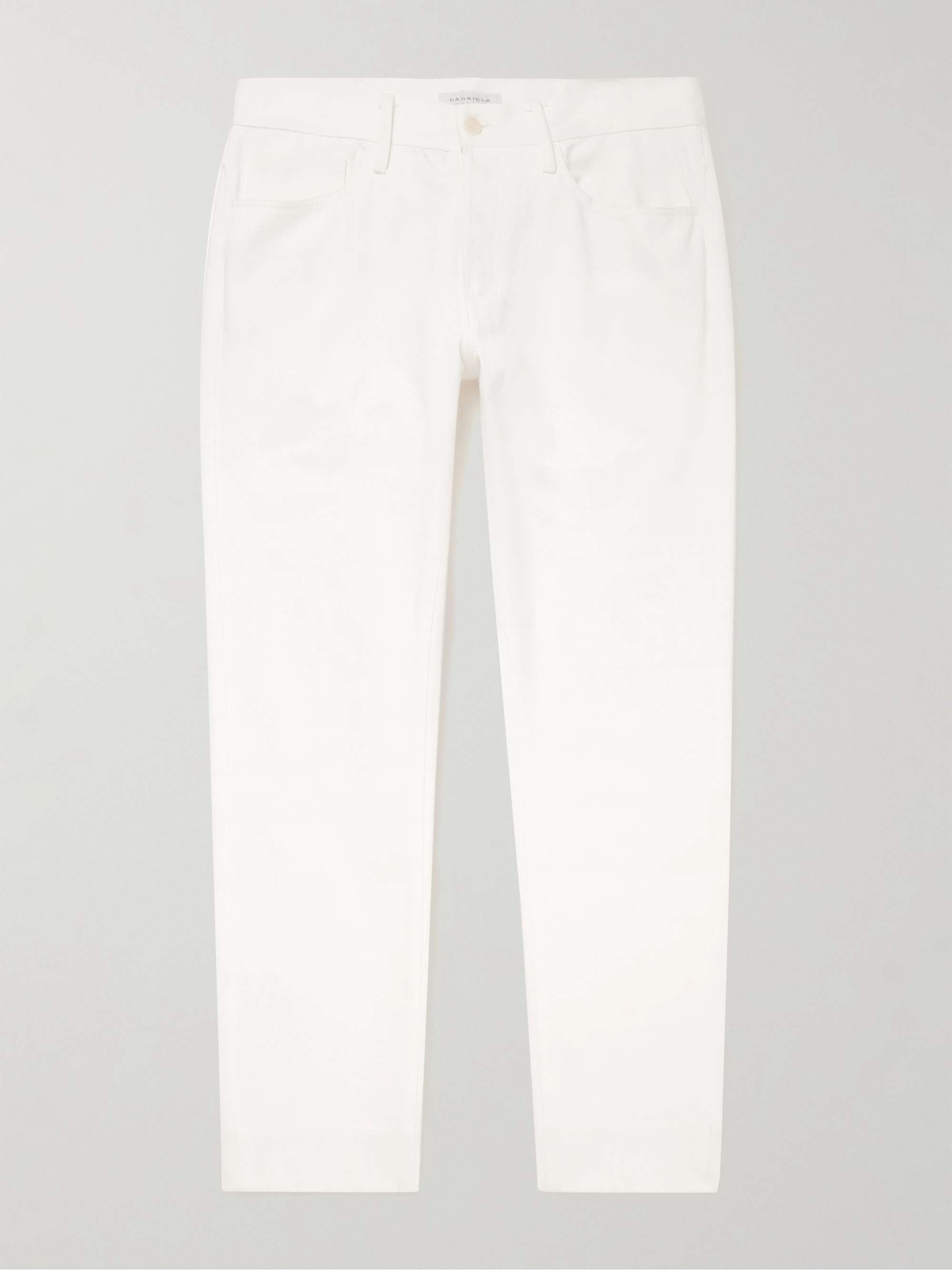 Anthony Slim-Fit Straight-Leg Organic Jeans view