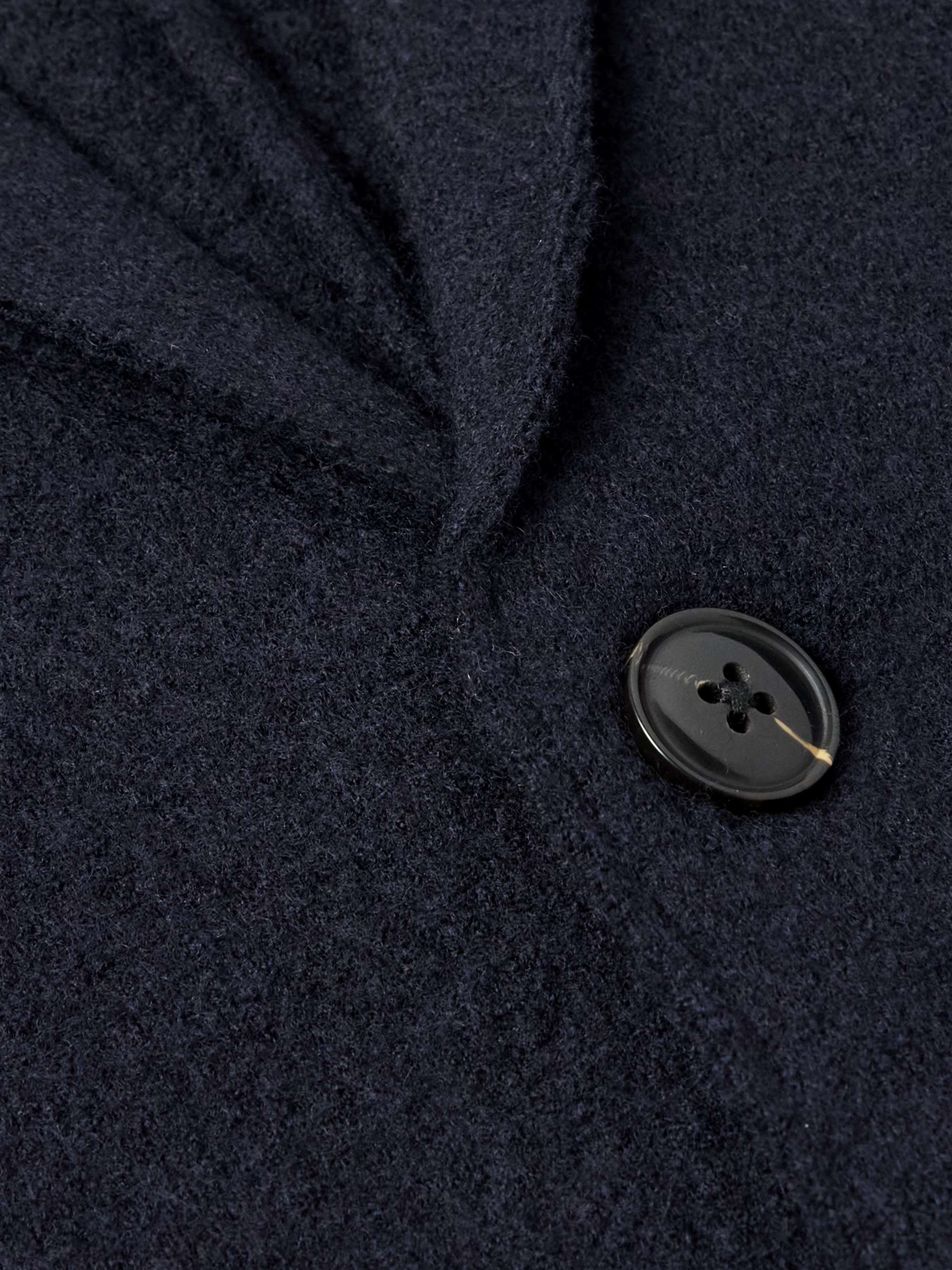 6398 Unstructured Boiled Merino Wool Blazer view