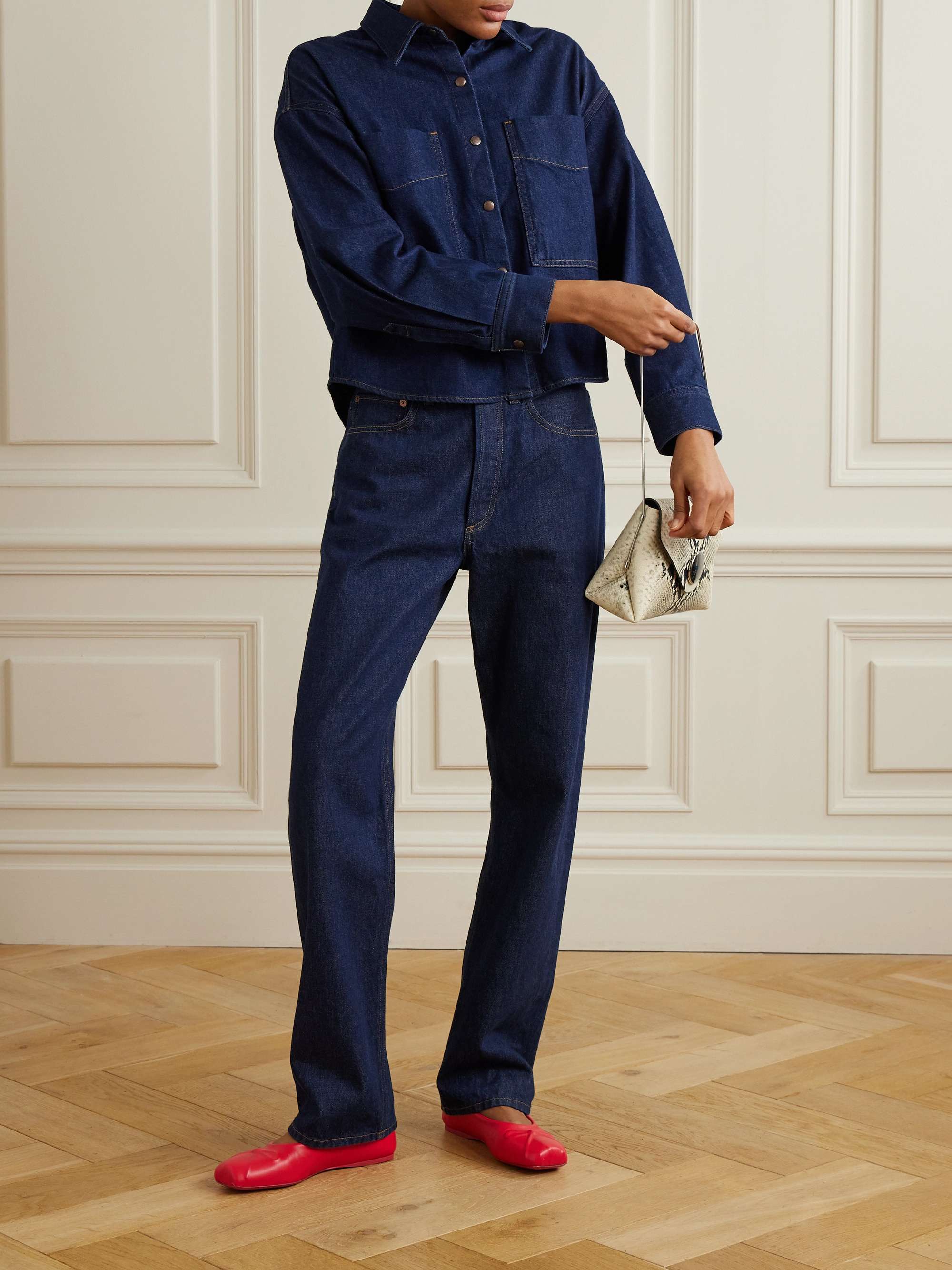 Maya denim shirt view