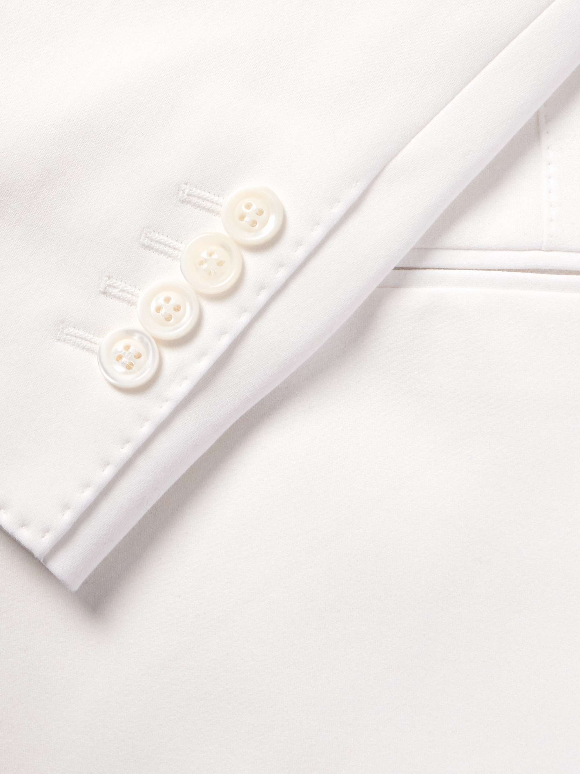 Double-Breasted Cotton Tuxedo Jacket view