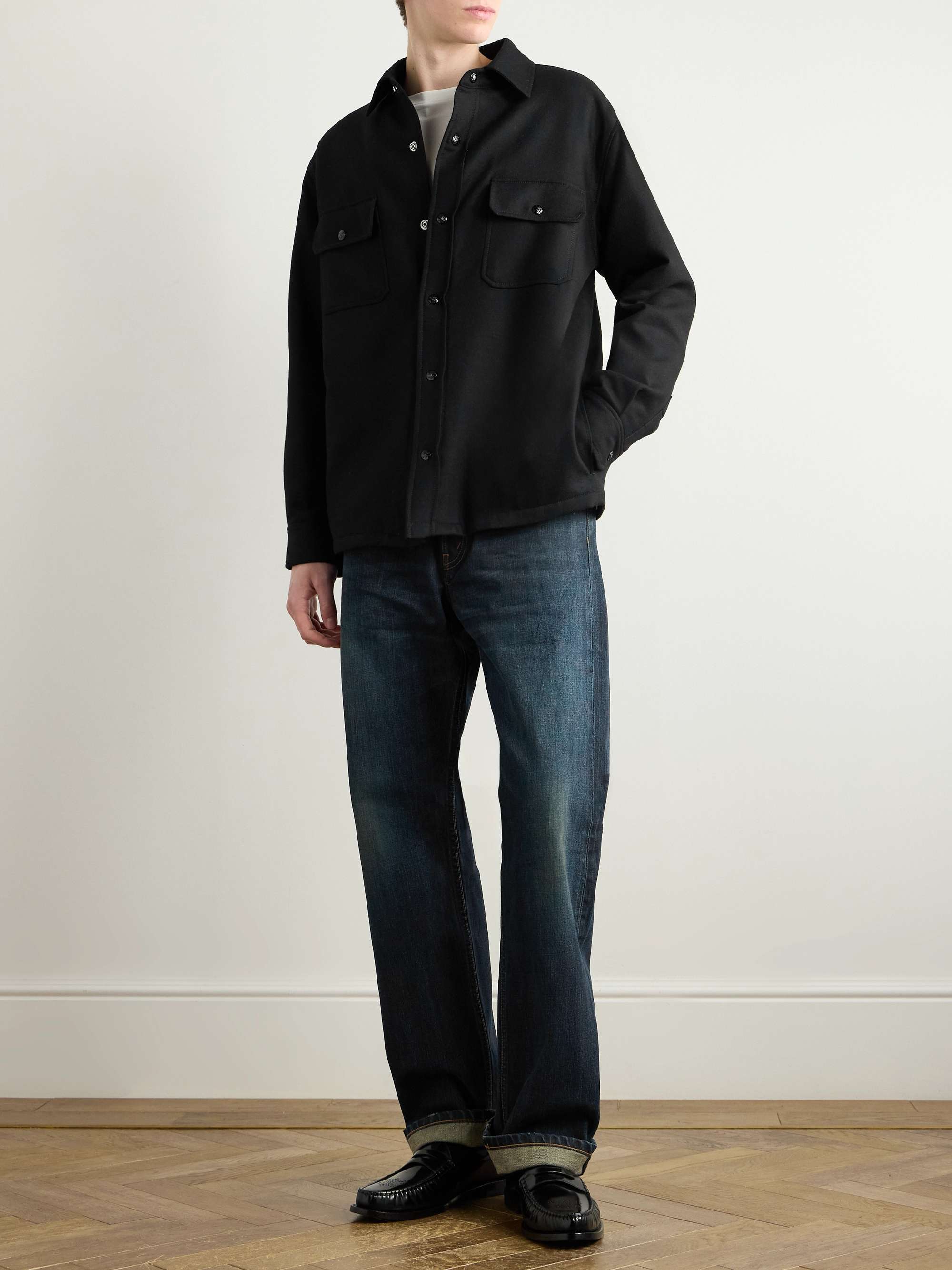 Cashmere-Flannel Overshirt view