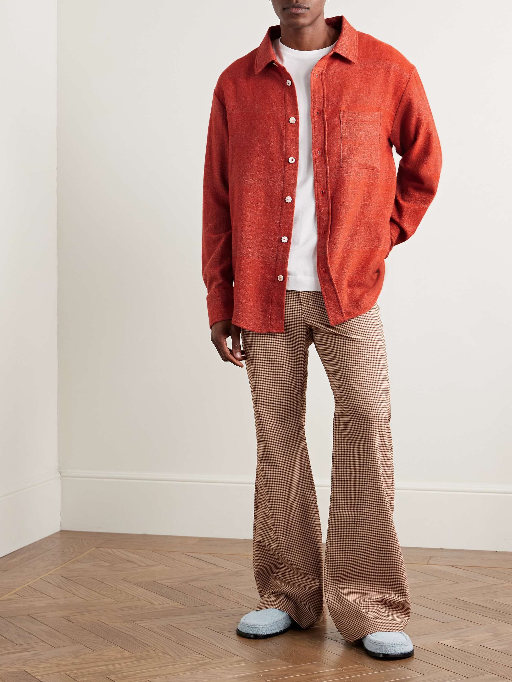 Cashmere-Jacquard Overshirt view