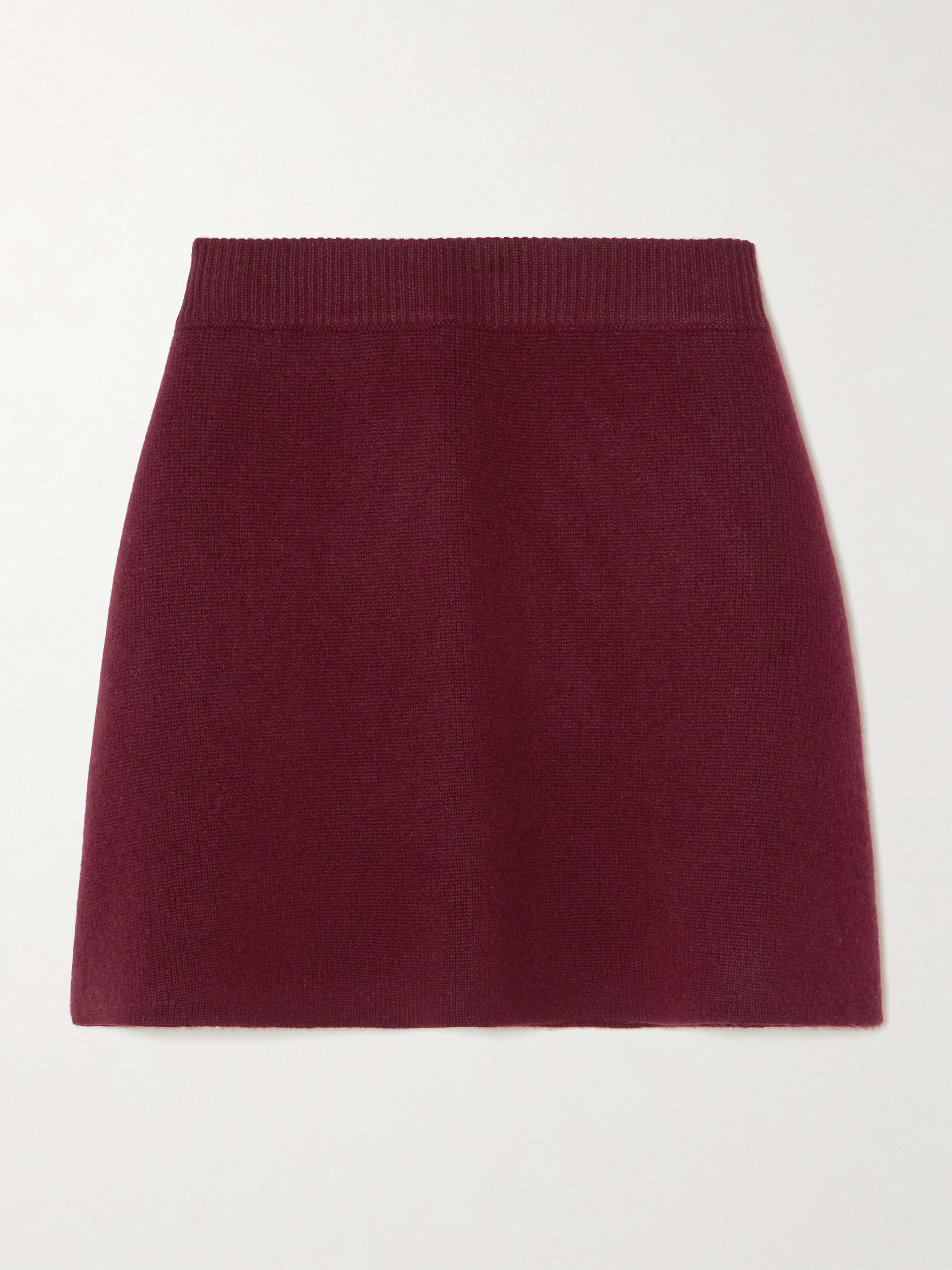 Clare cashmere mini skirt view