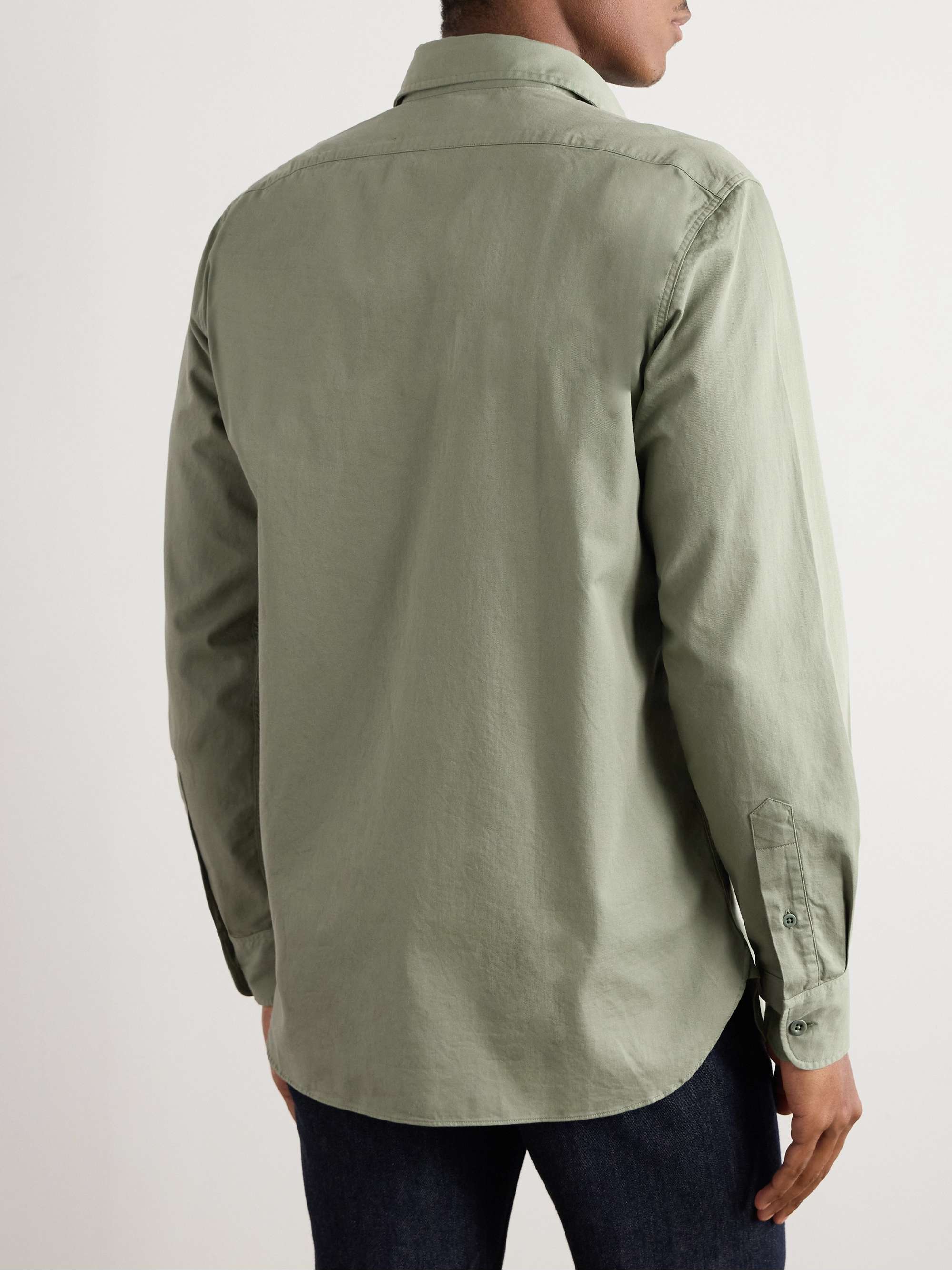 Raleigh Brushed Chino Twill Shirt view
