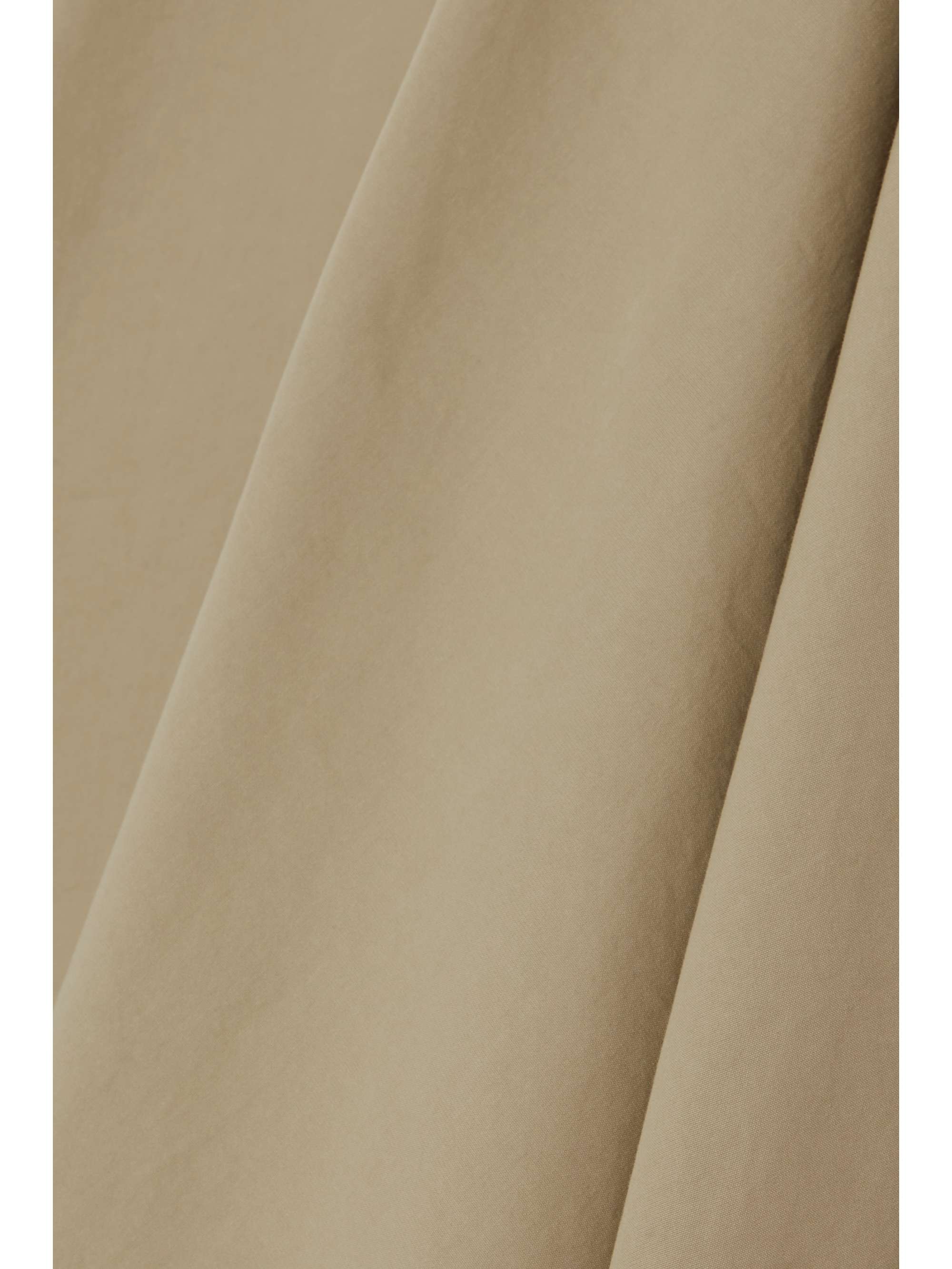 Layered pleated cotton-poplin midi skirt view