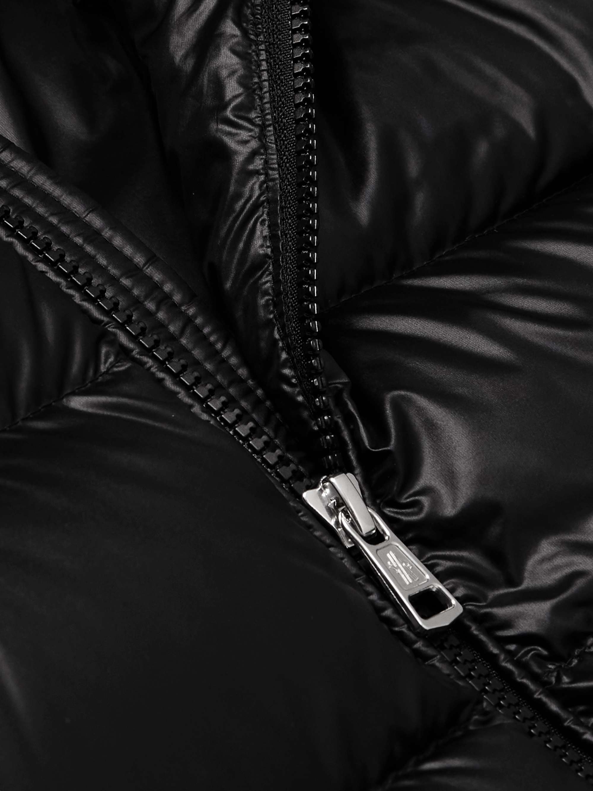 Pavin Logo-Appliquéd Quilted Shell Hooded Down Jacket view
