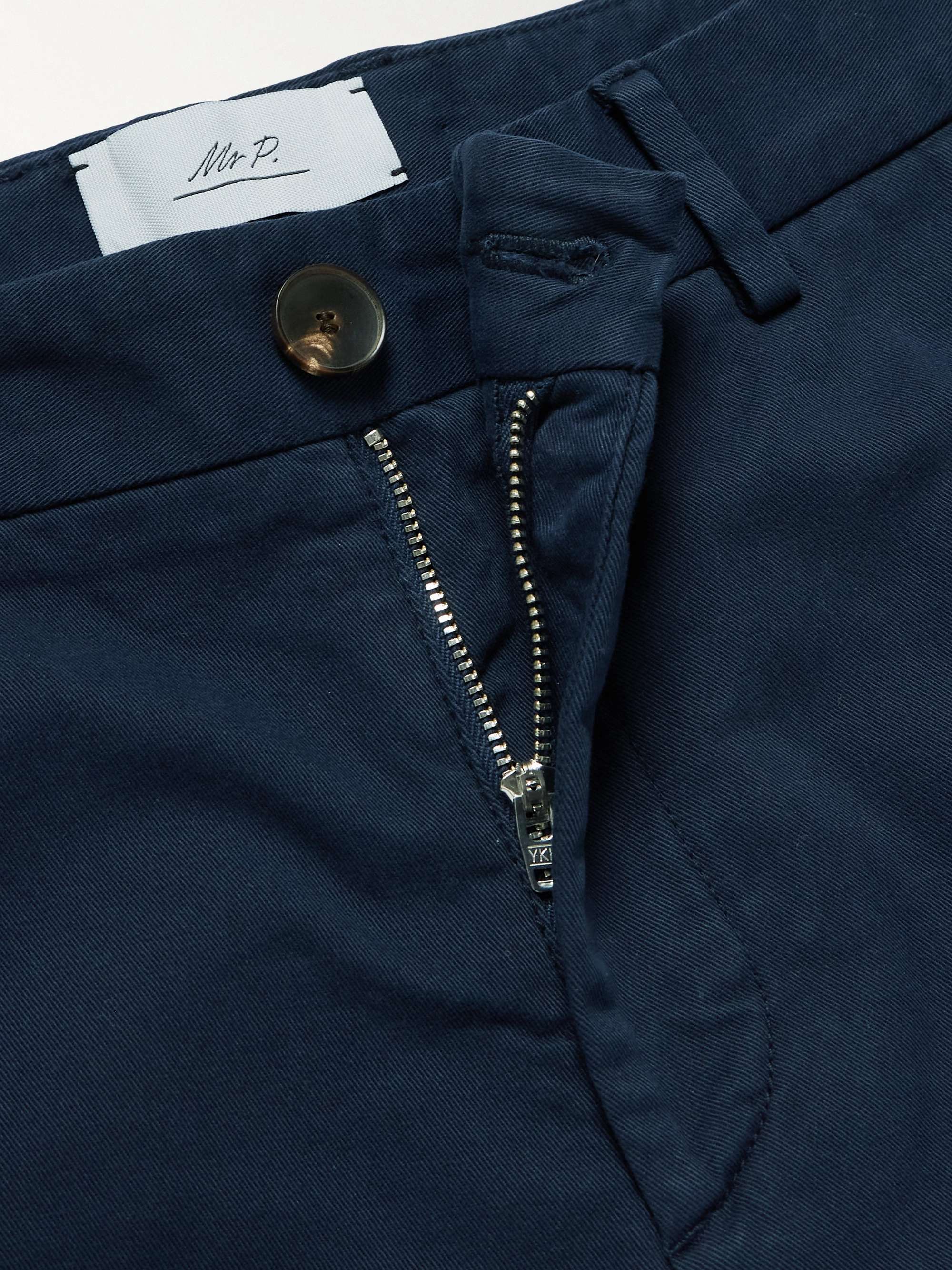 Samuel Straight-Leg Organic Cotton-Blend Twill Chinos view