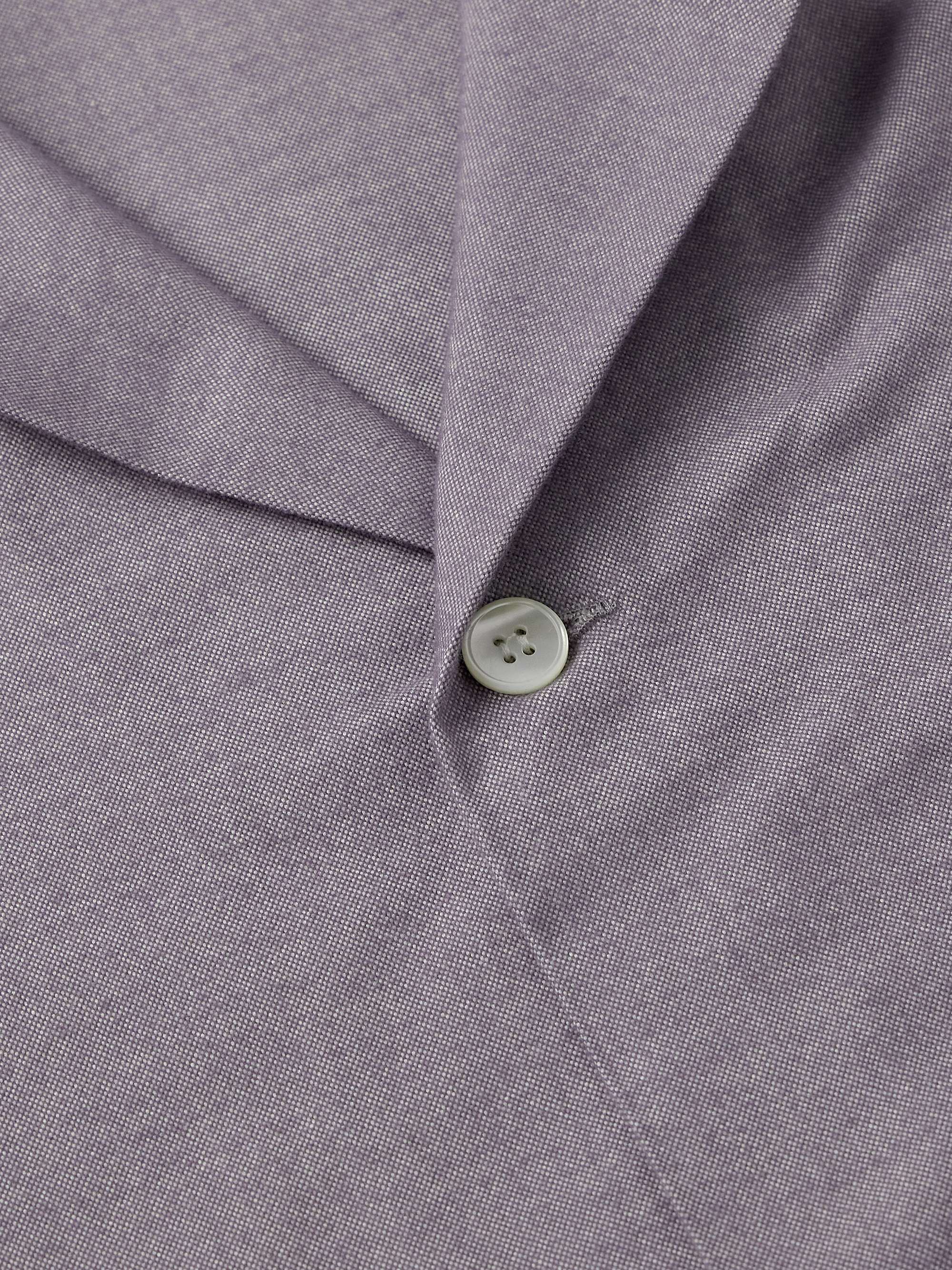 Brushed-Cotton Oxford Pyjama Set view