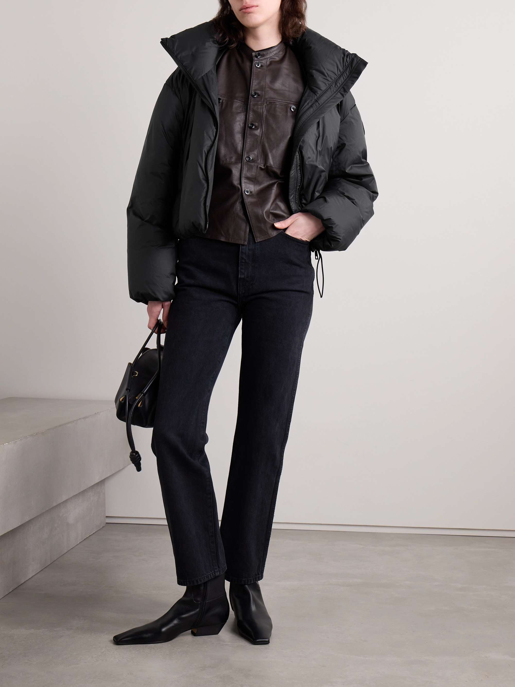 Spessa cropped padded Lumina down jacket view