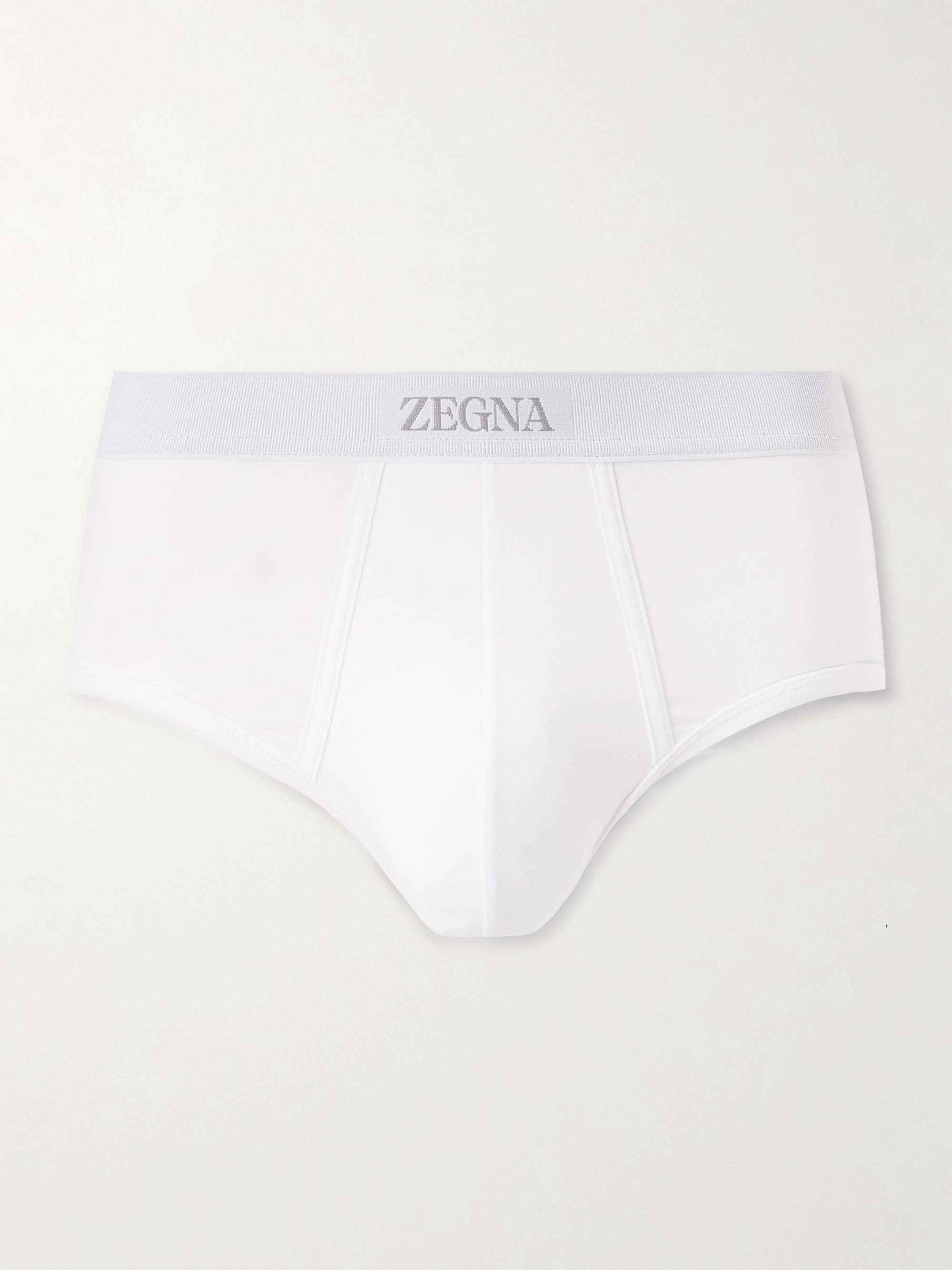 Stretch-Cotton Briefs view
