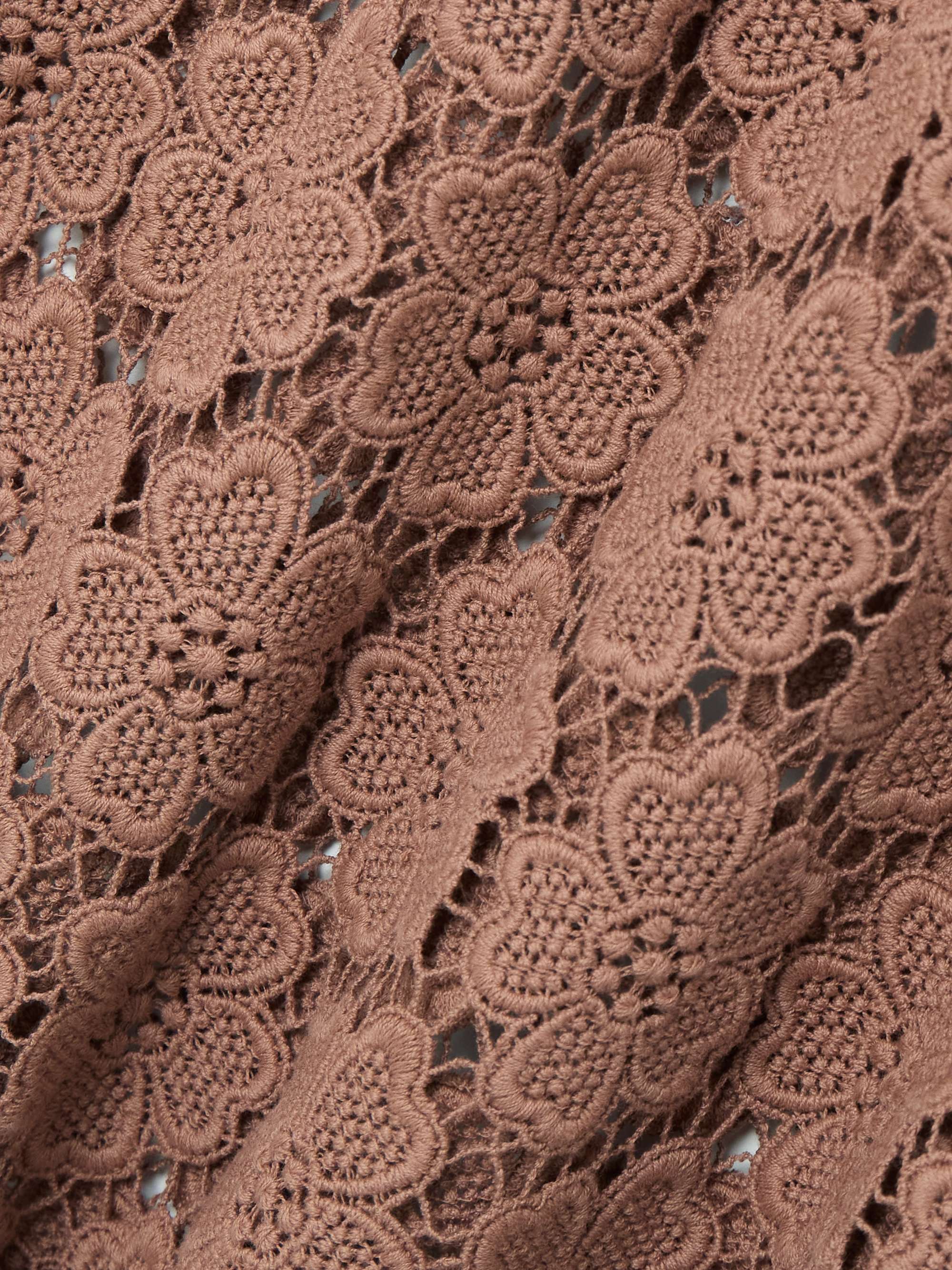Arelis cotton guipure lace kaftan view