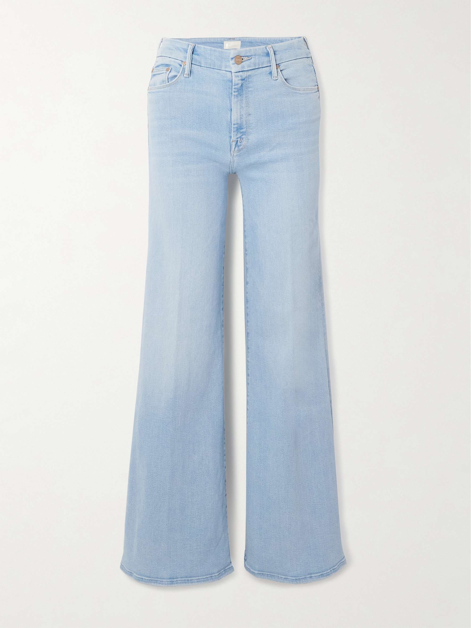 The Roller Sneak high-rise wide-leg jeans view