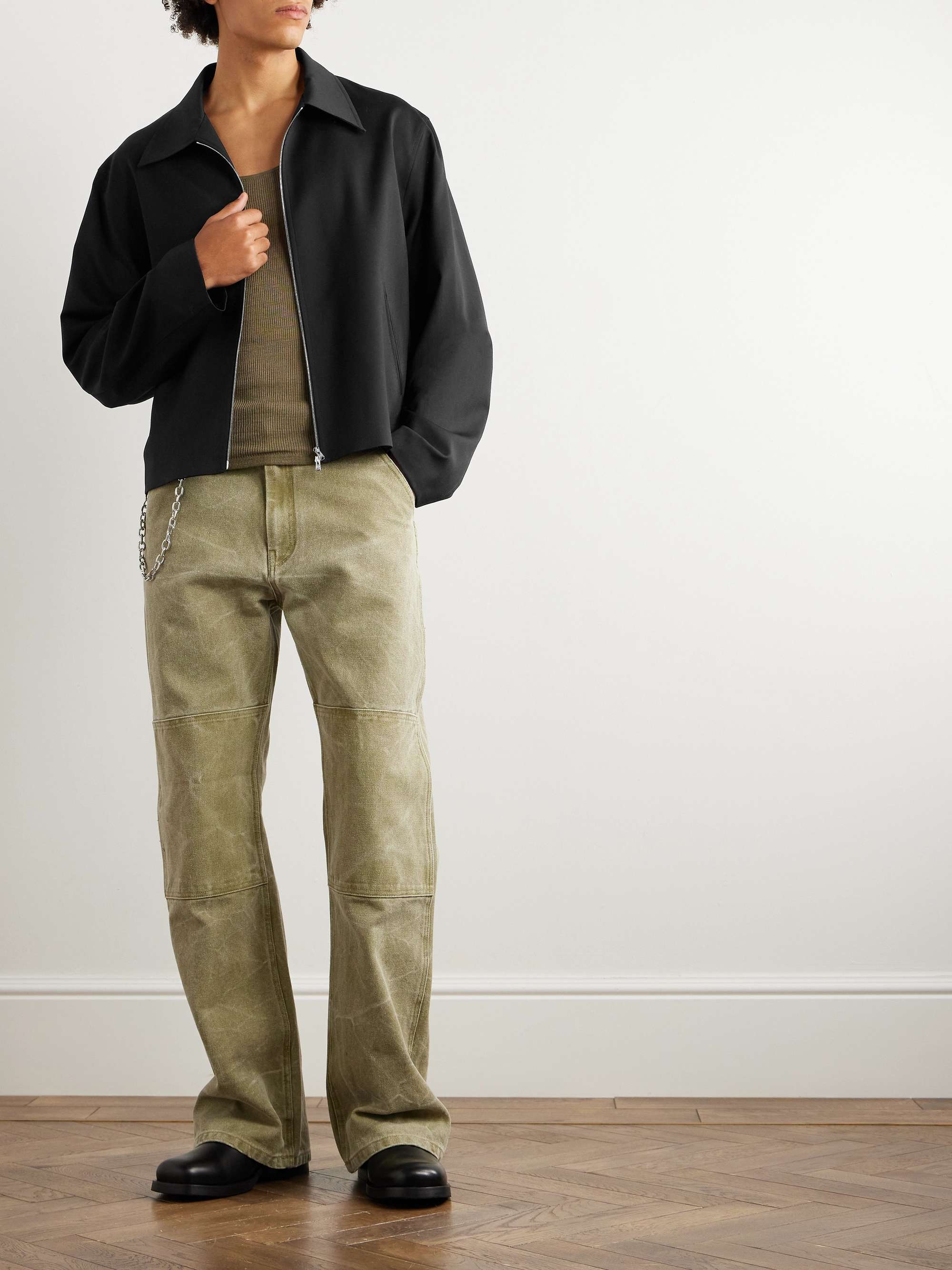 Wool-Twill Blouson Jacket view
