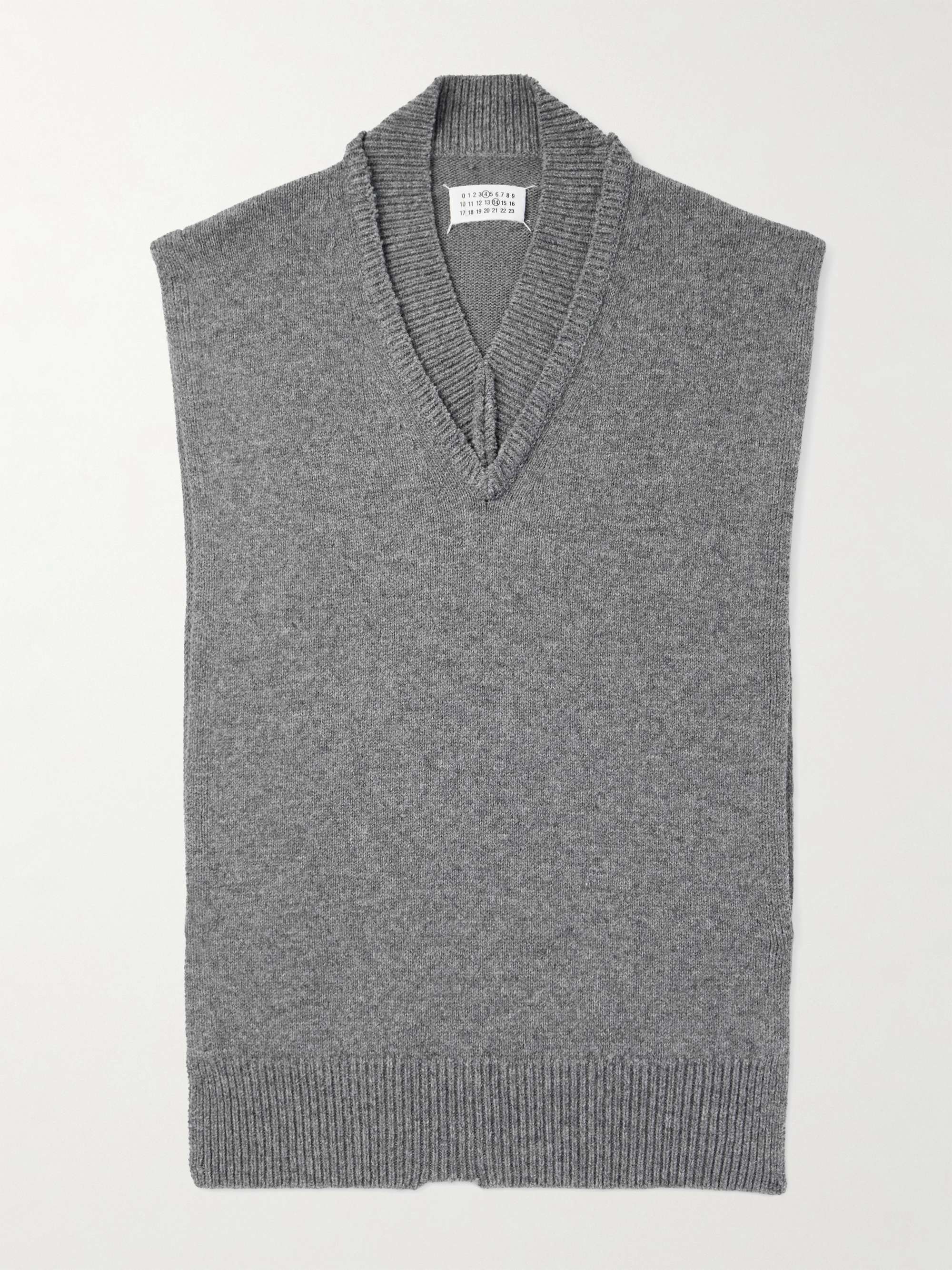 Wool, Linen and Cotton-Blend Sweater Vest view