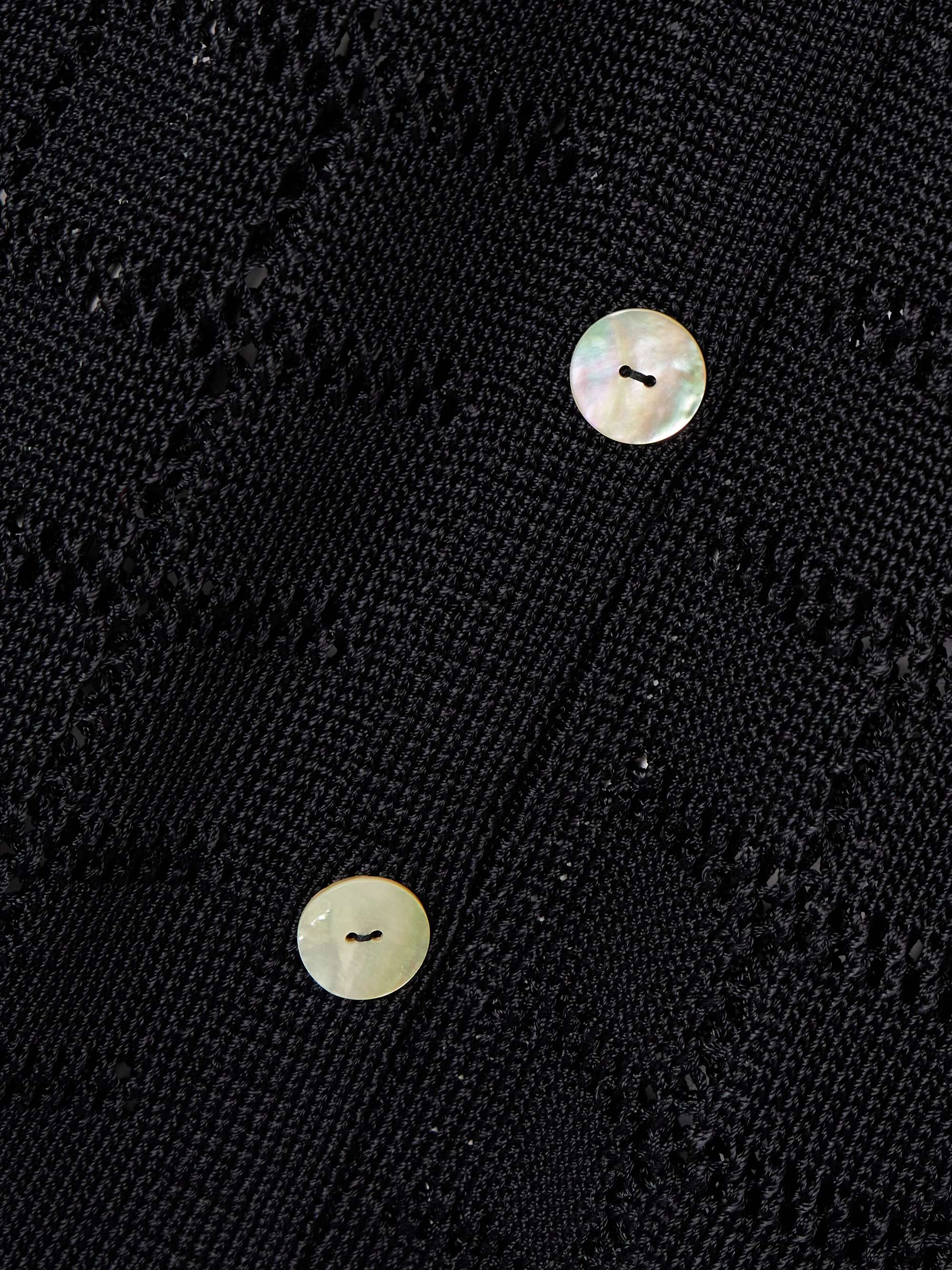 Pointelle-knit shirt view