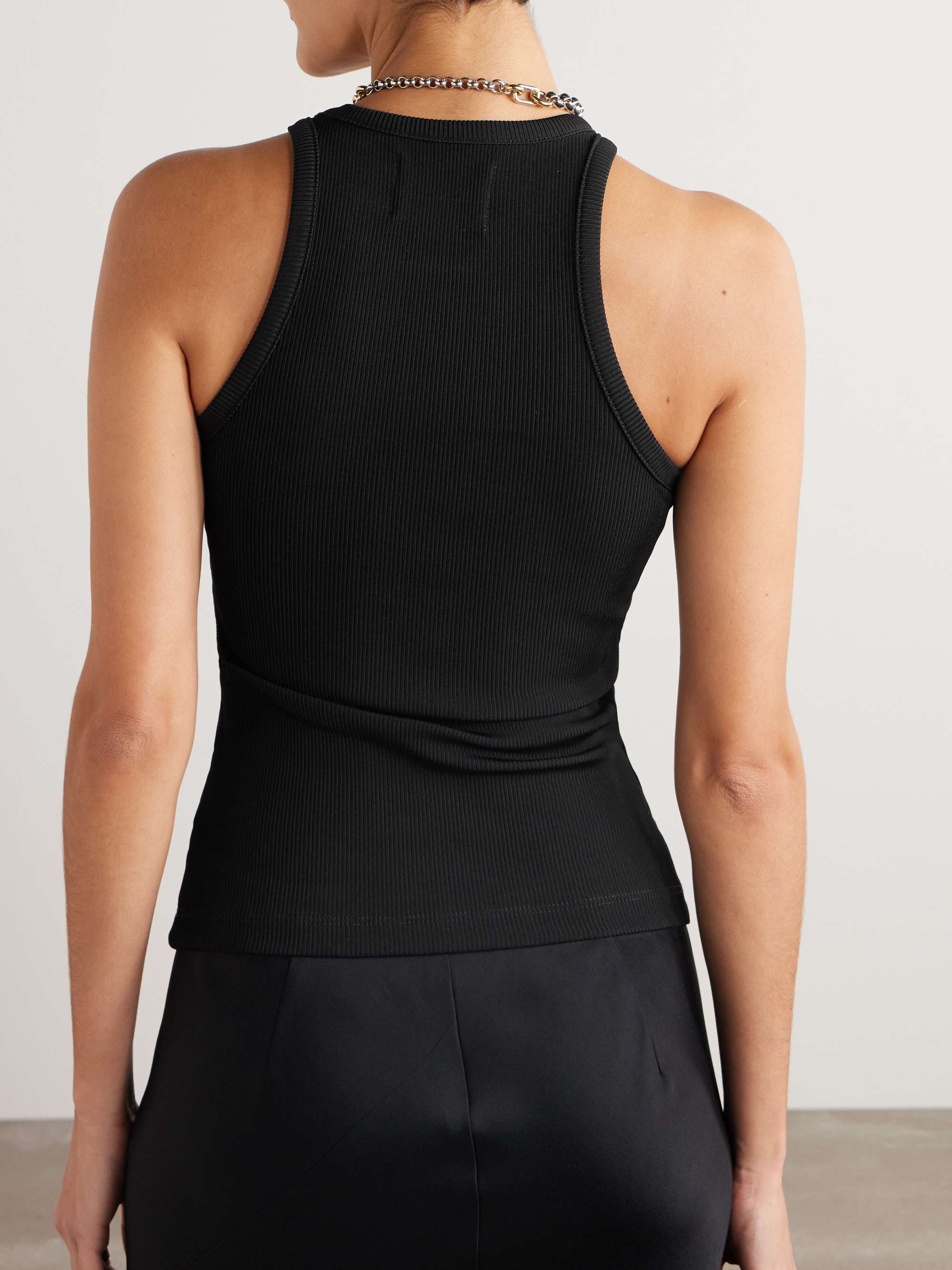 Akira ribbed-knit tank top view