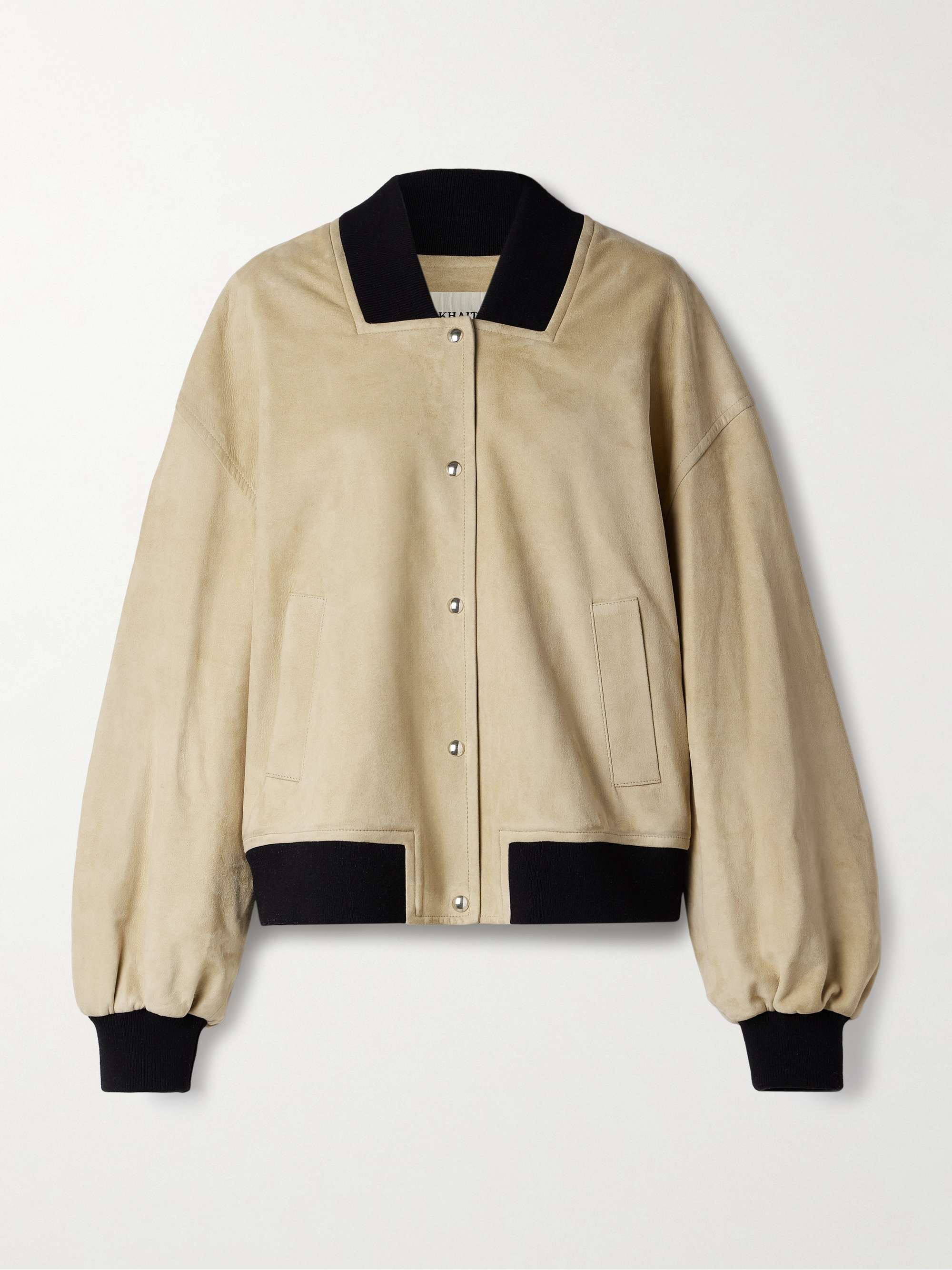 Spence suede bomber jacket view