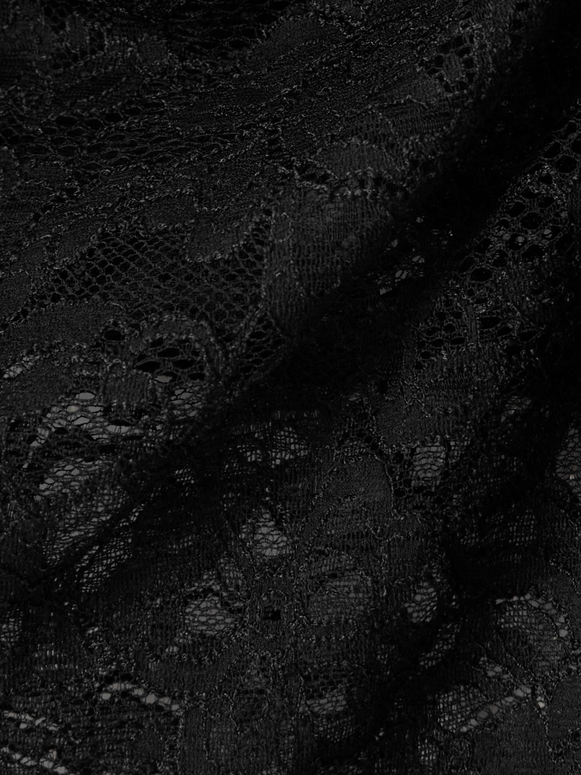Gathered lace blouse view