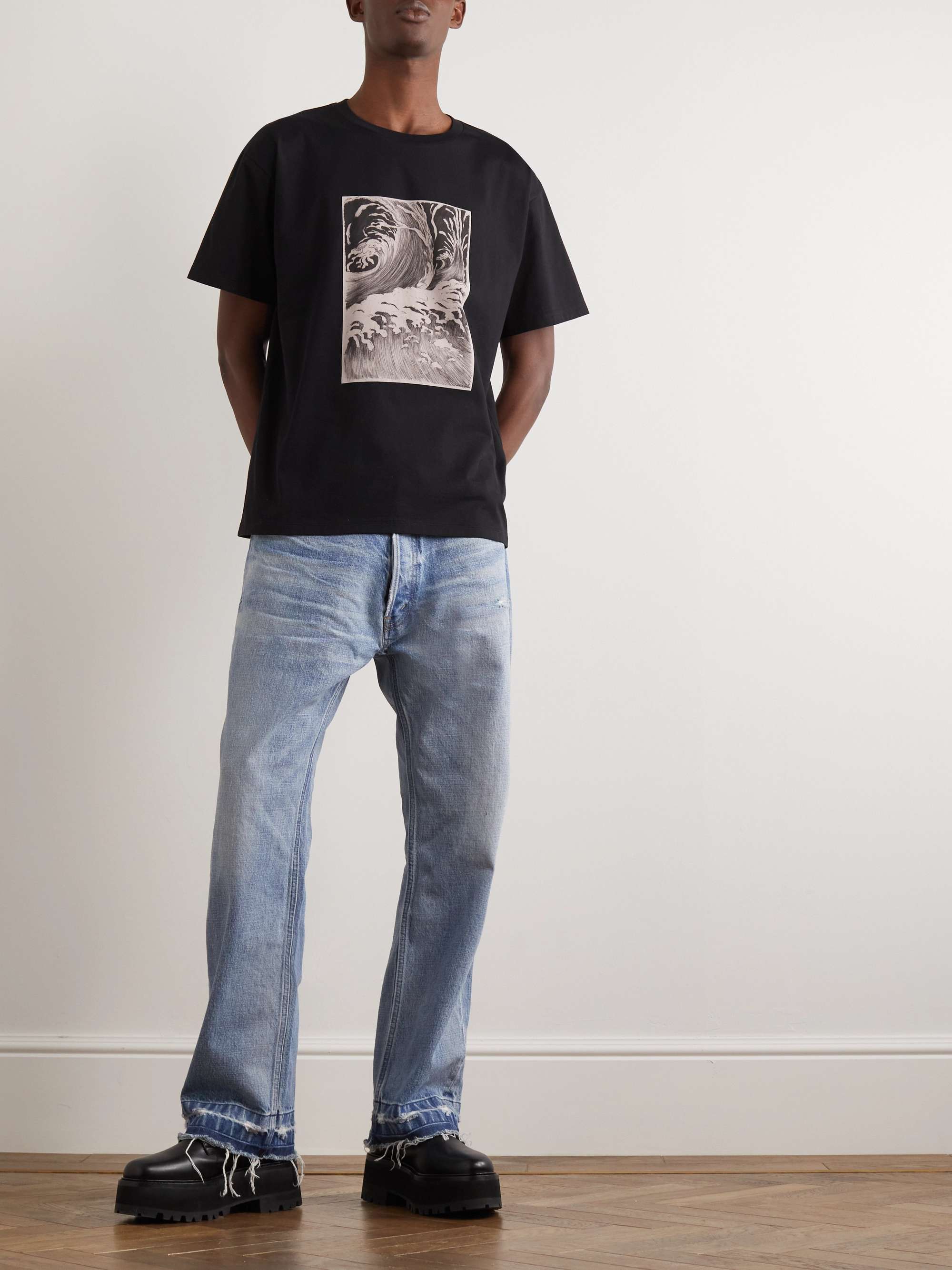 + David Weiss Printed Cotton-Jersey T-Shirt view