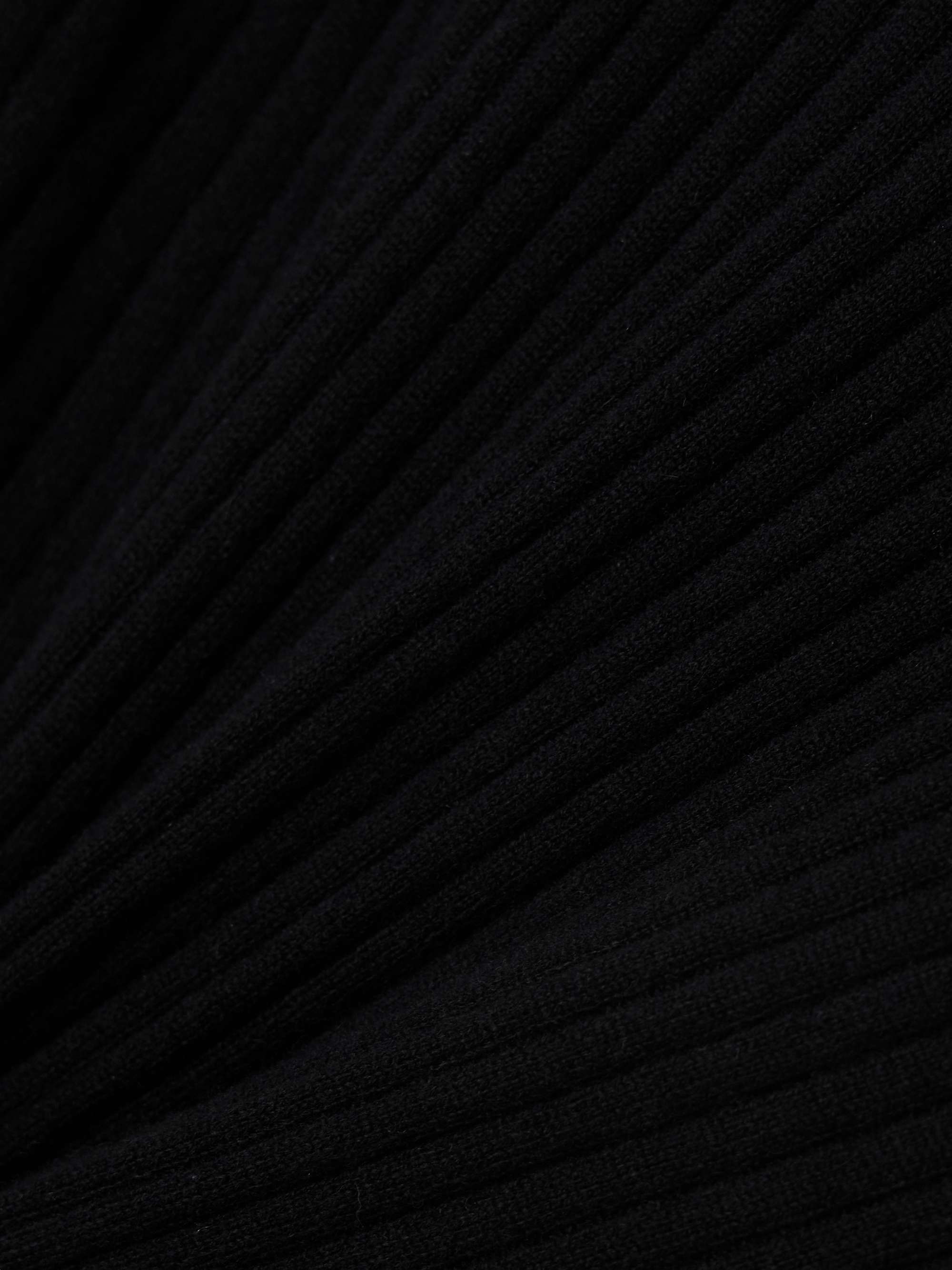 Ariana ribbed turtleneck cashmere sweater view