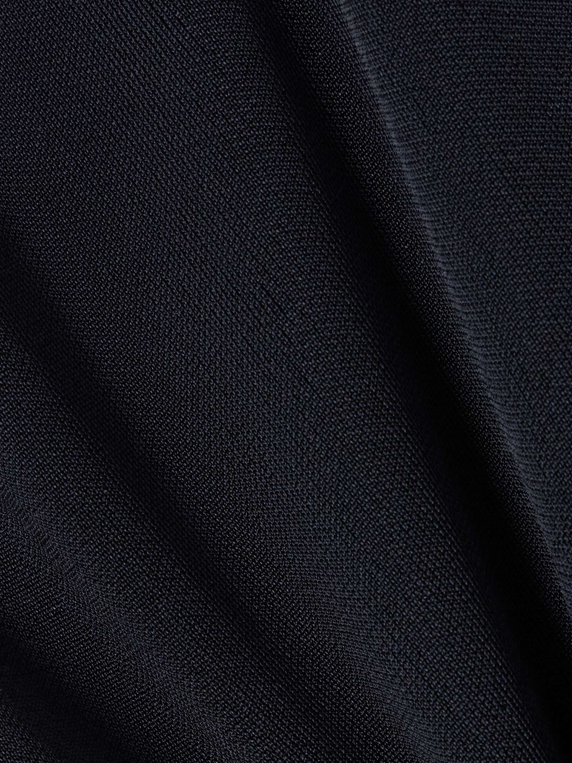Gene pleated twill wide-leg trousers view
