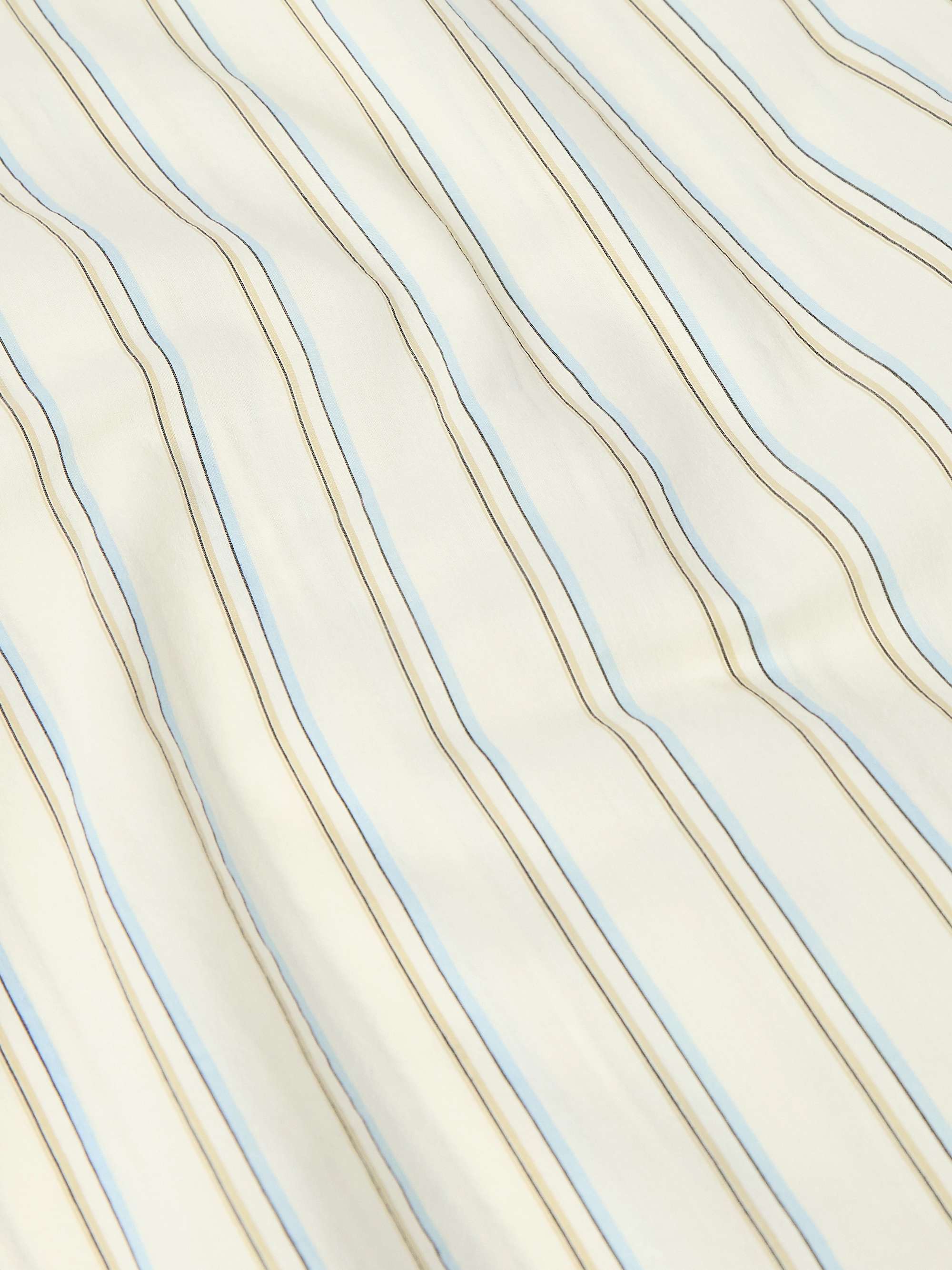 Surian Striped Cotton and Silk-Blend Poplin Shirt view