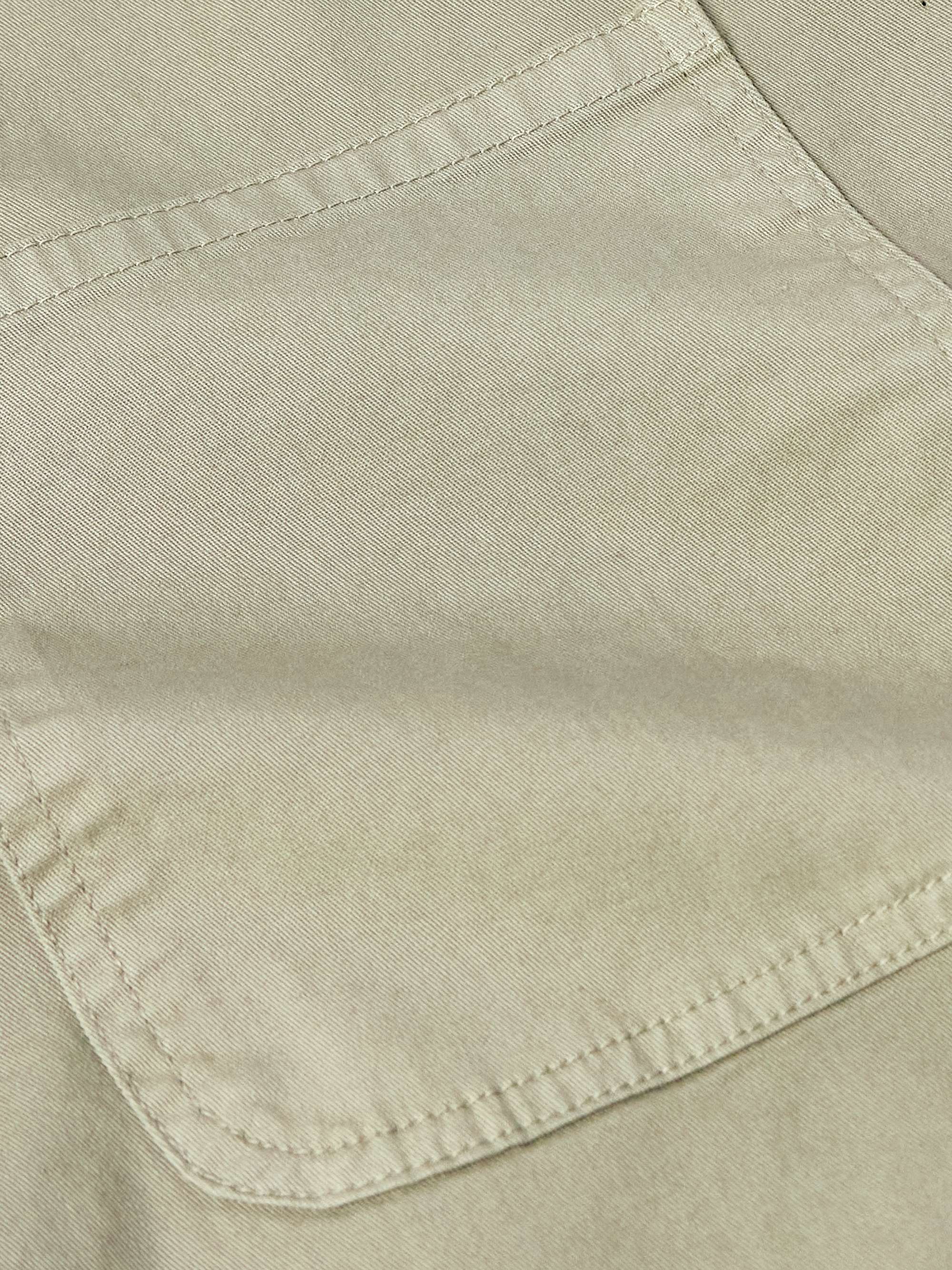 Florida Camp-Collar Stretch-Cotton Twill Overshirt view