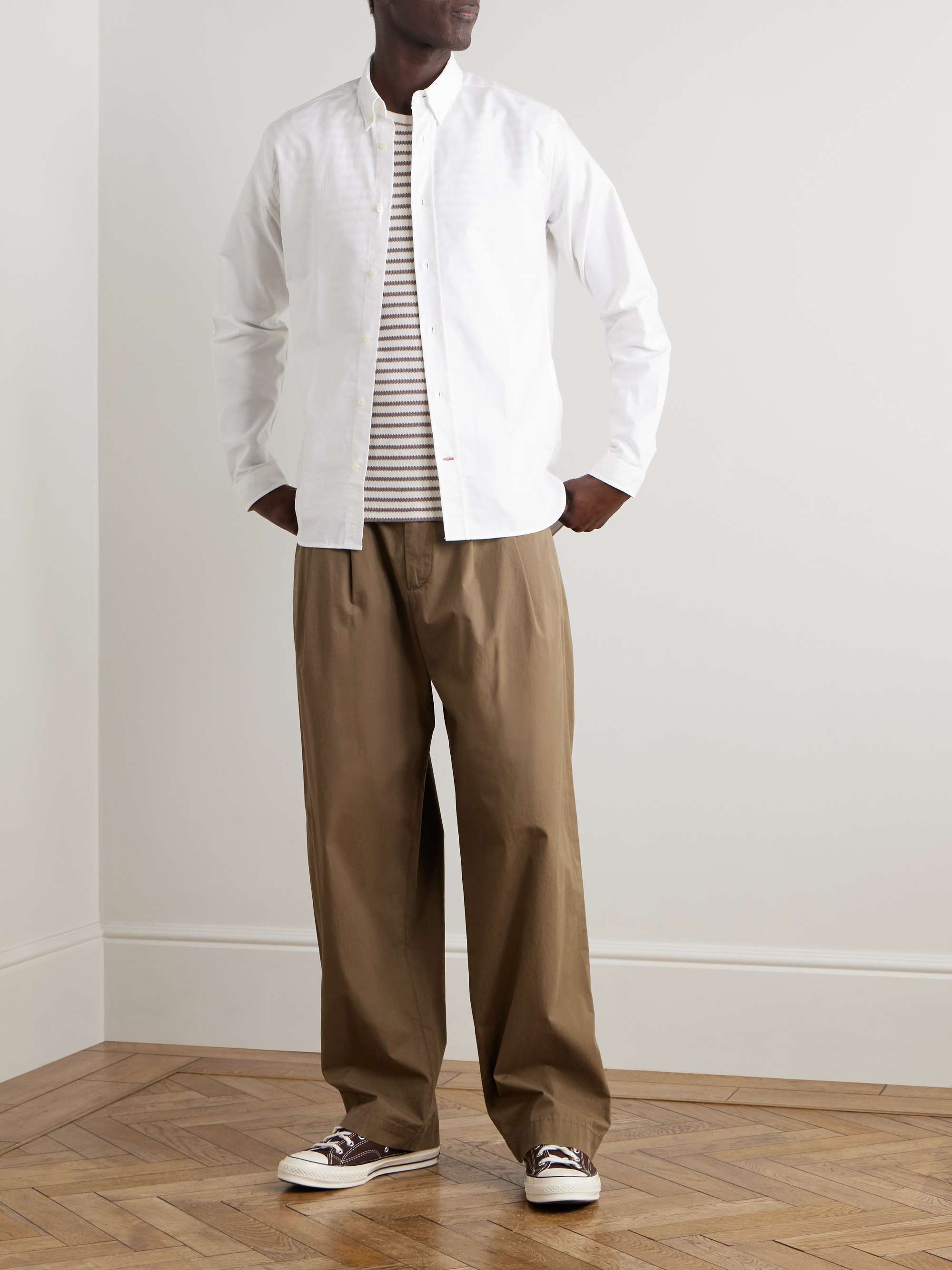 Brook Button-Down Collar Organic Cotton Shirt view