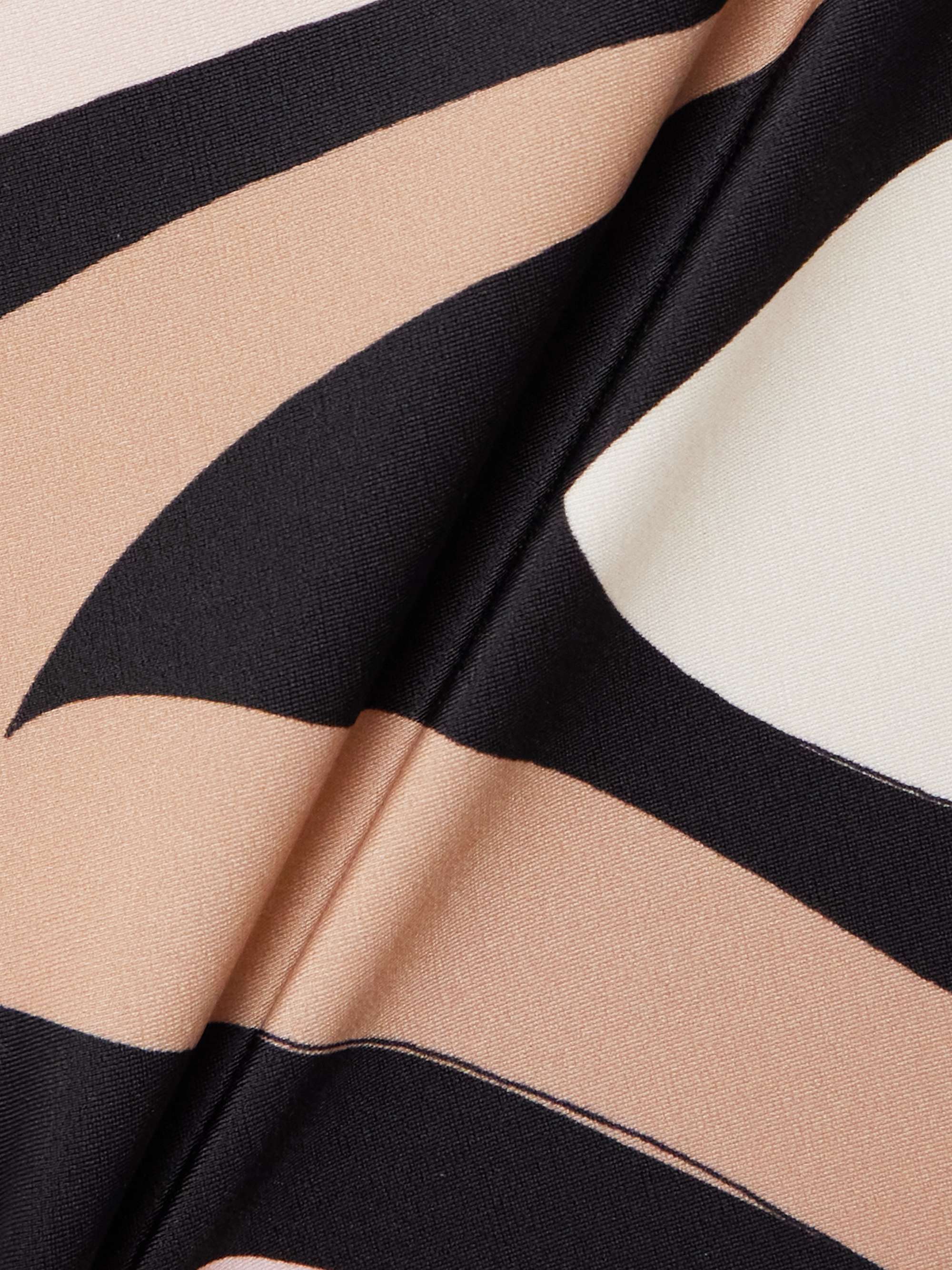 Printed stretch-jersey halterneck jumpsuit view