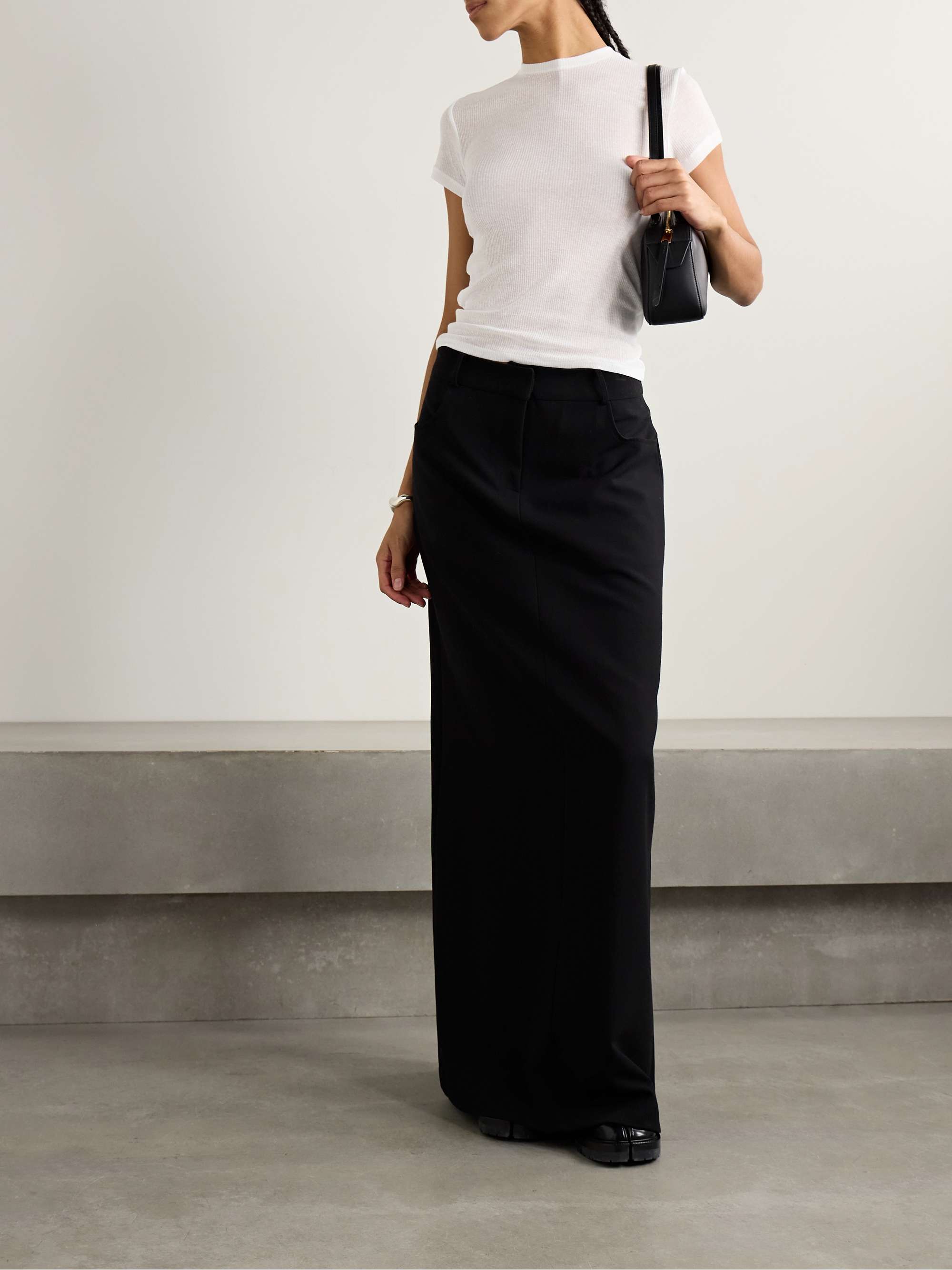Sheer Stretch-Jersey T-Shirt view