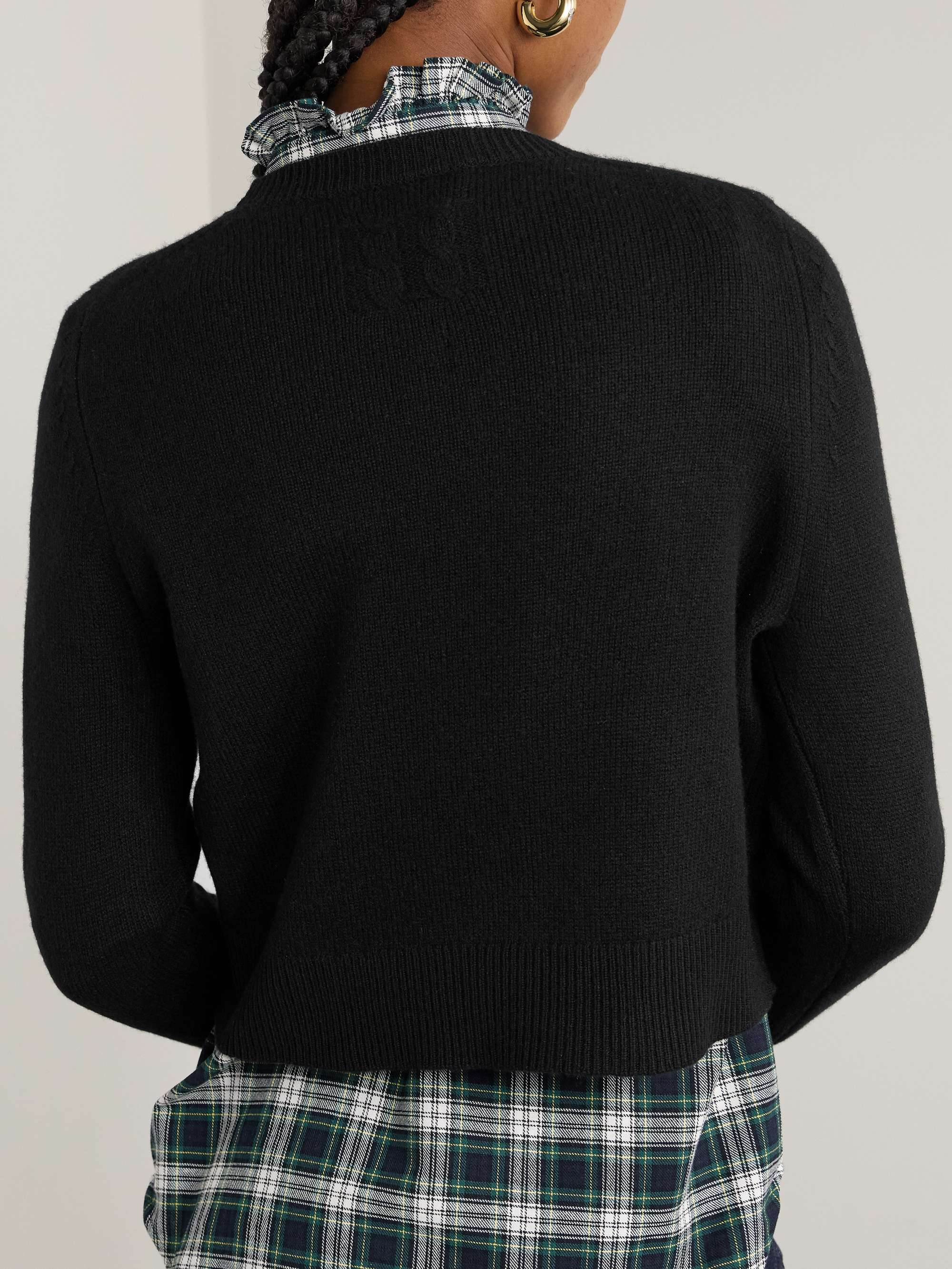 Venus cropped cashmere sweater view