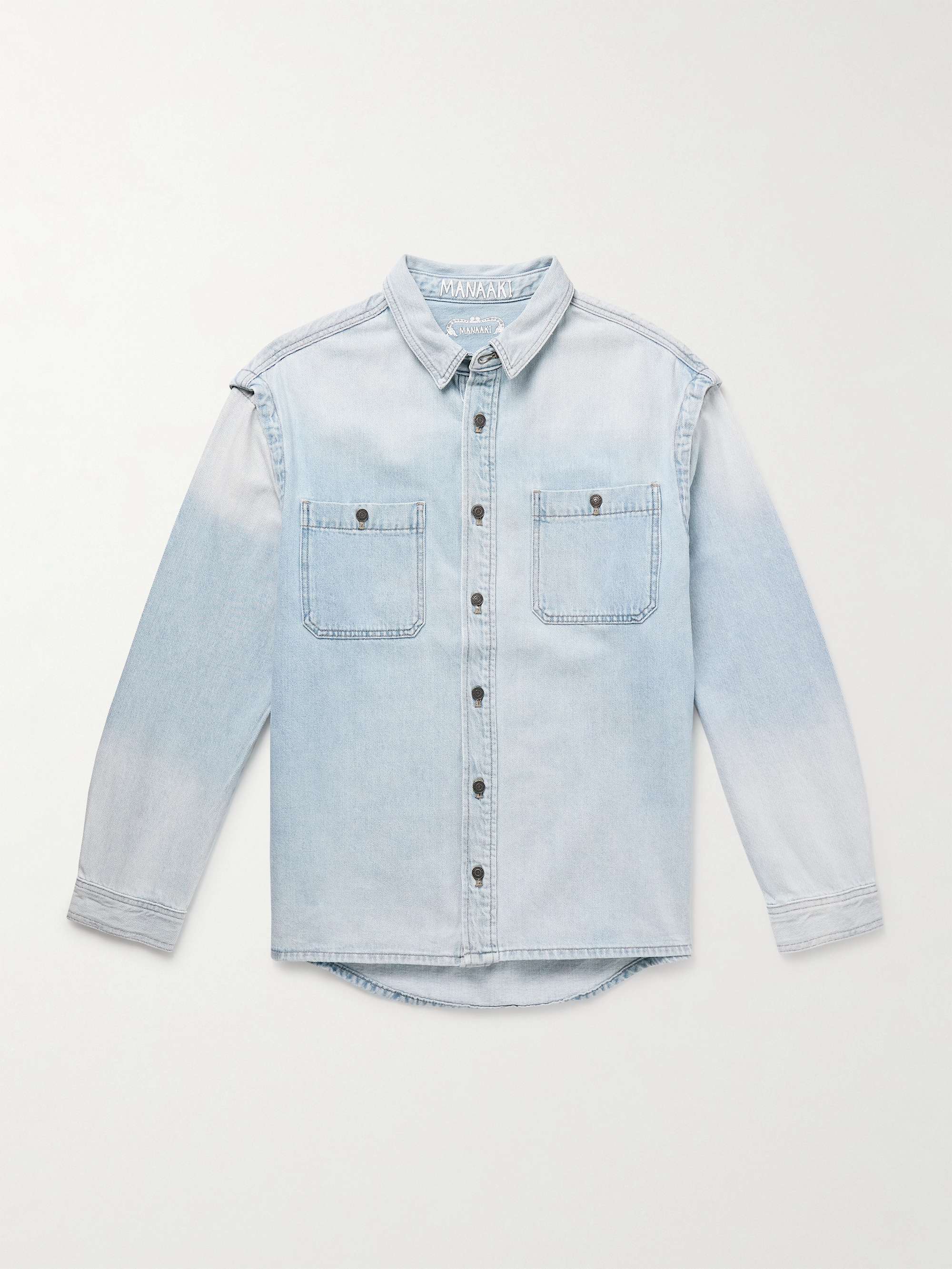 Nikora Convertible Denim Shirt view