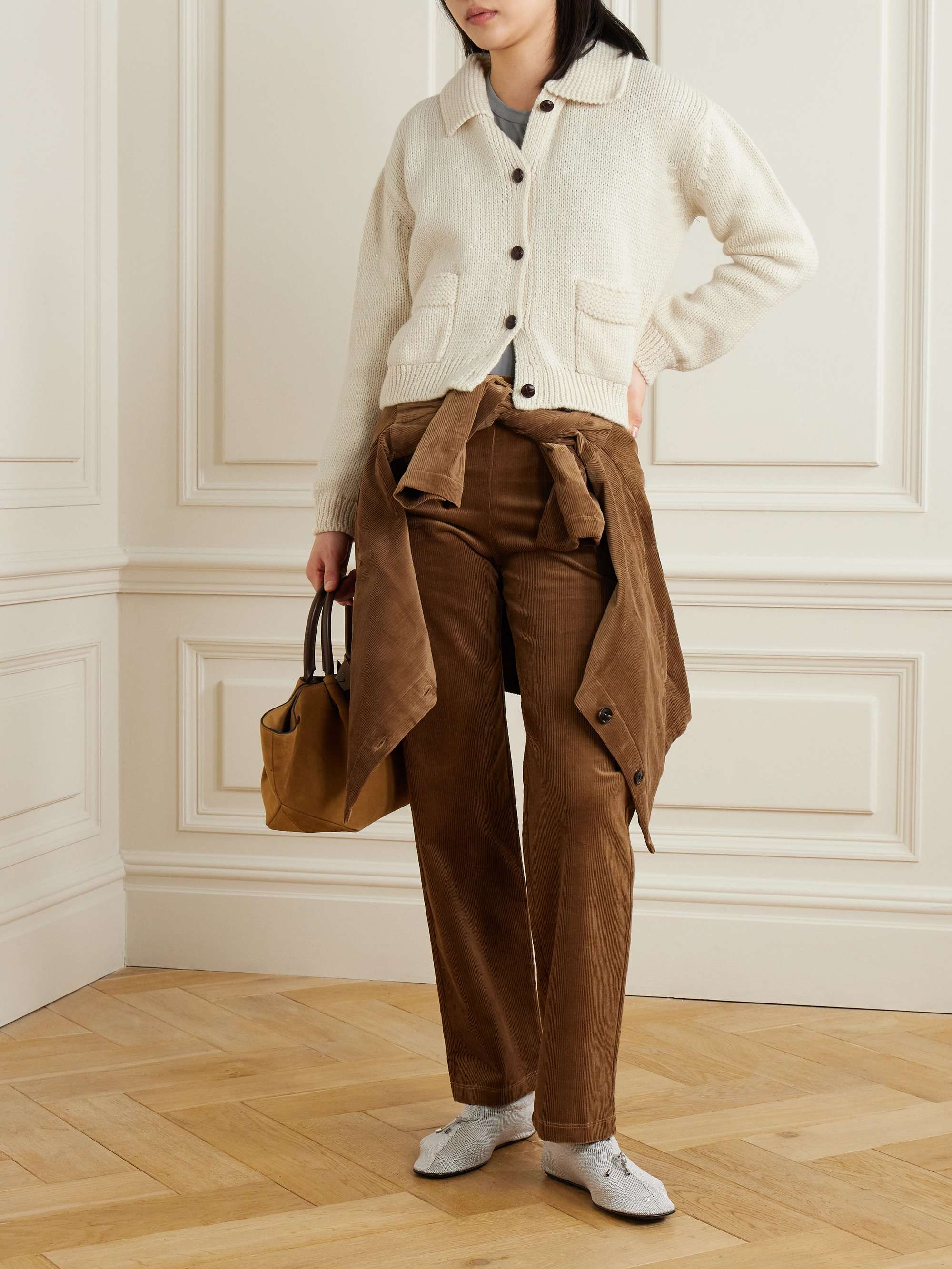 Merino wool cardigan view