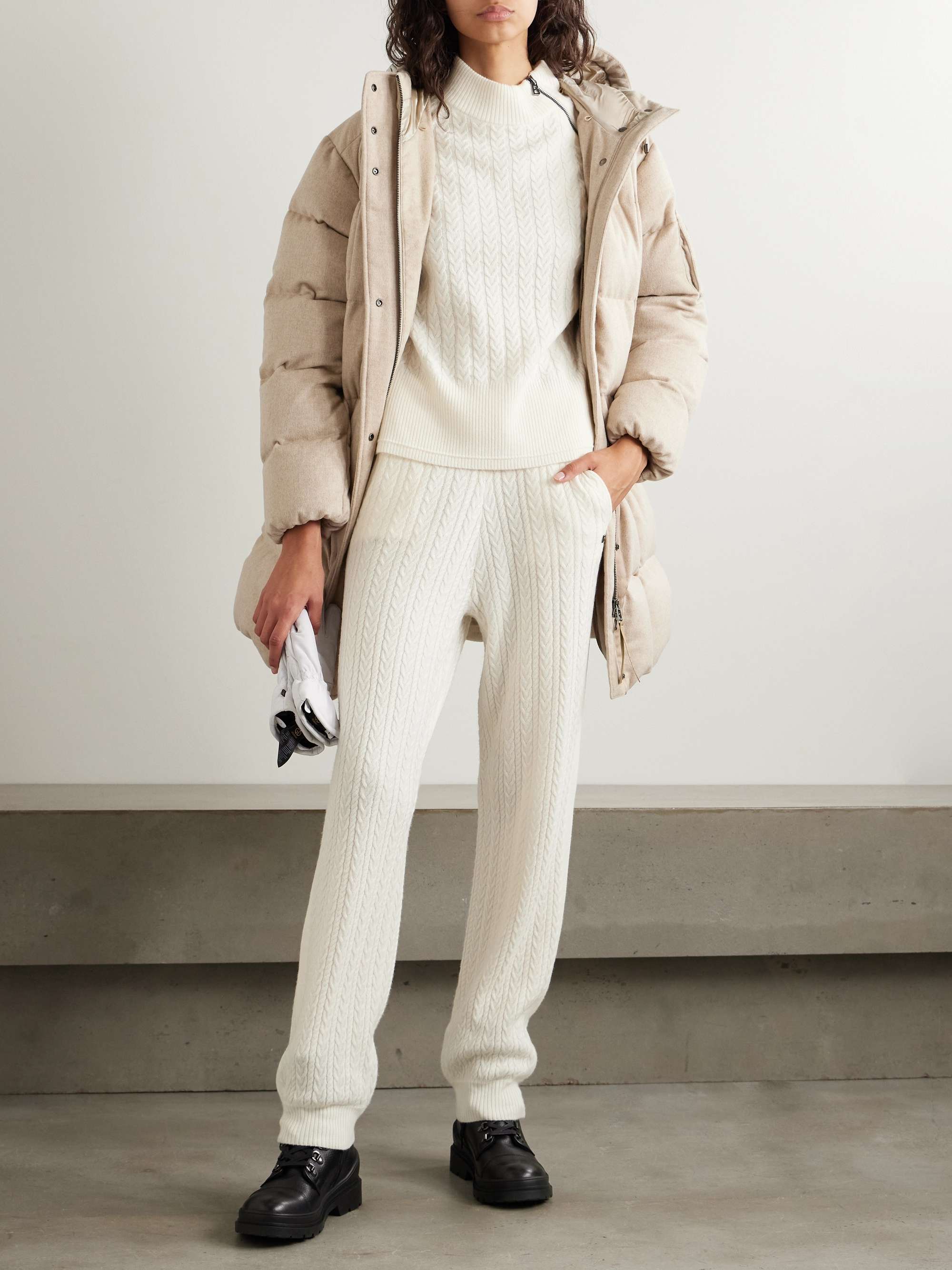 Lyrica cable-knit wool sweater view