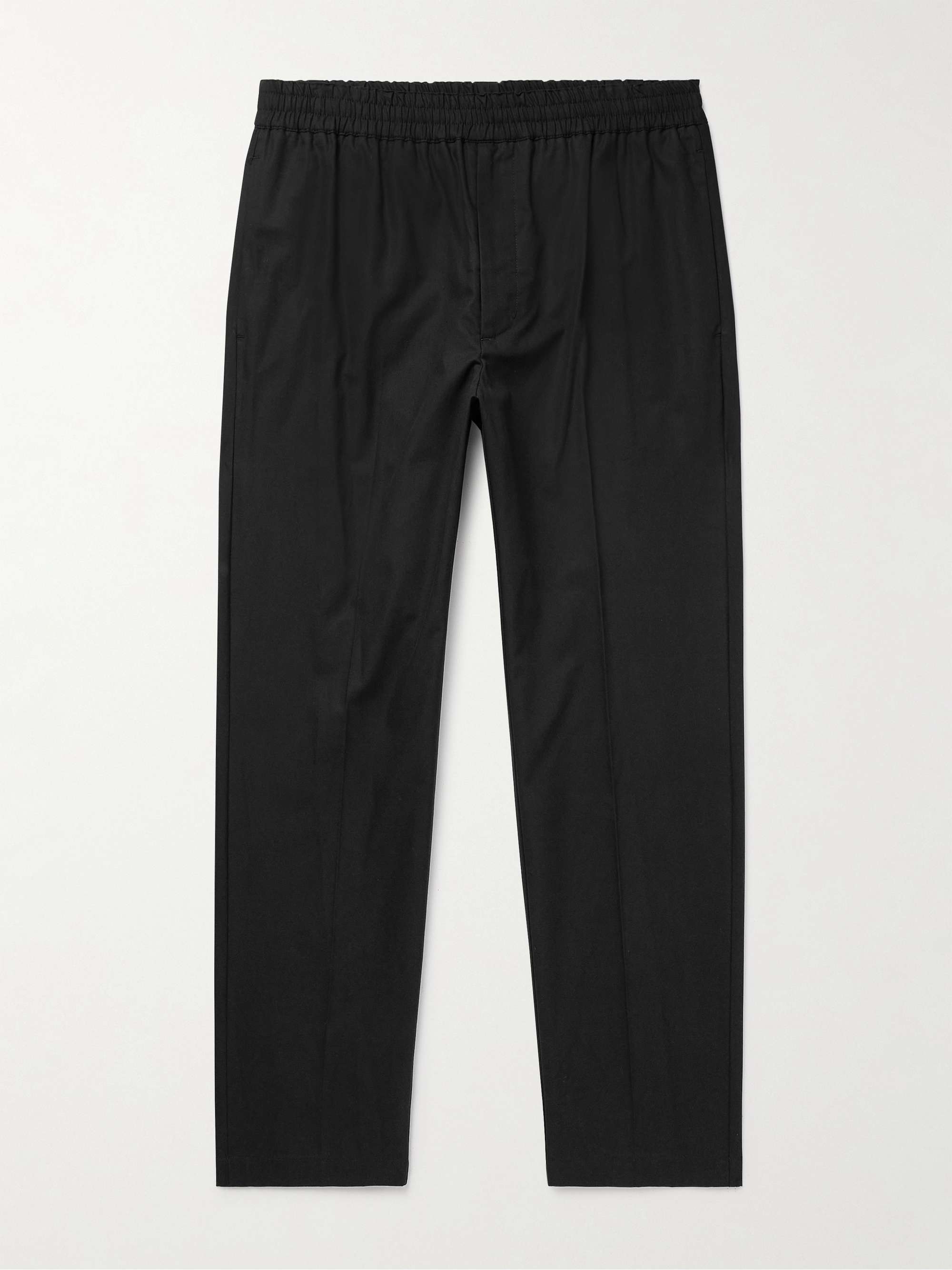 Lawrence Tapered Cotton-Blend Twill Trousers view